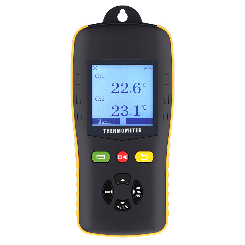 Wide Measuring Range Thermocouple Type K Probe PT100 And PT1000 Thermometer Data Logger Humidity