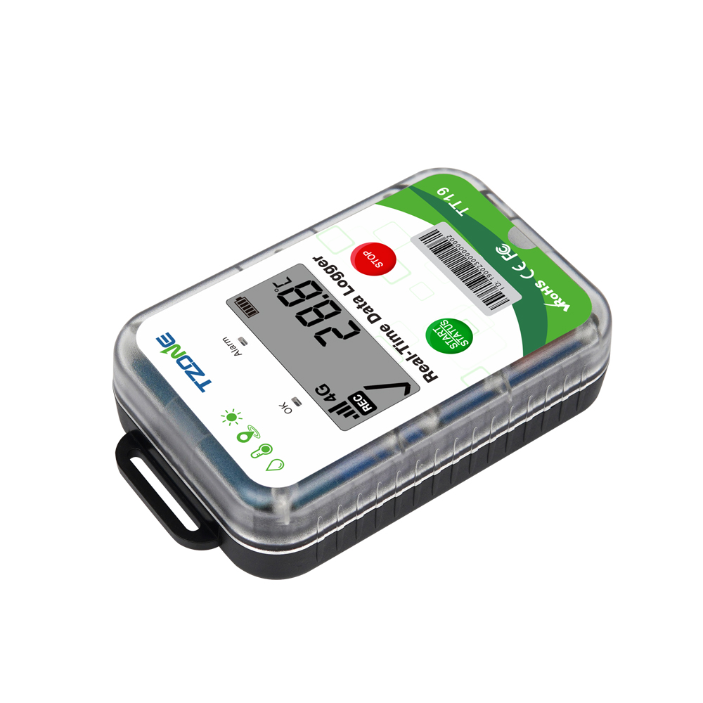 TT19 fleet tracker gps 4g with temperature and humidity recorder wifi temperature data logger
