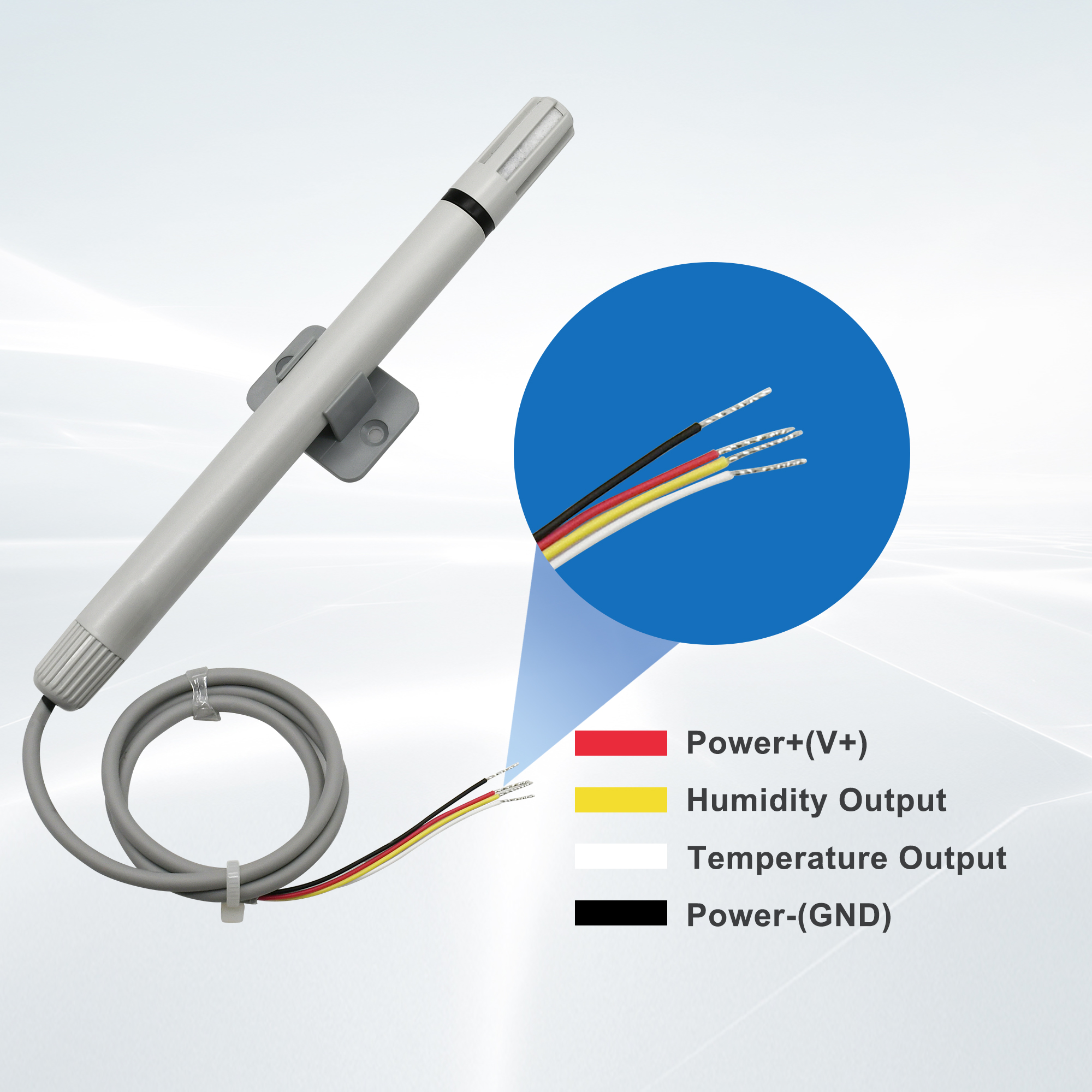 THT02C Wall-Mounted 4-20 mA Output Temperature Humidity Sensor Temperature and Humidity Transmitter