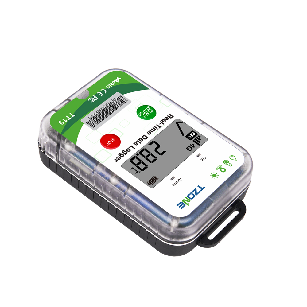 TT19 fleet tracker gps 4g with temperature and humidity recorder wifi temperature data logger