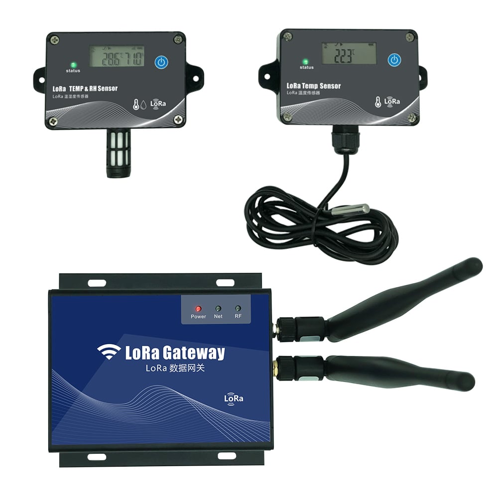 tag08B lora temperature and humidity sensor lorawan temperature recorder data logger