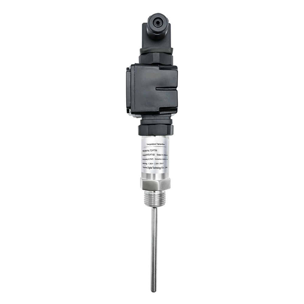PTT05 LCD Display Digital 4-20mA Temperature Sensor PT100 Temperature Transmitter Sensor