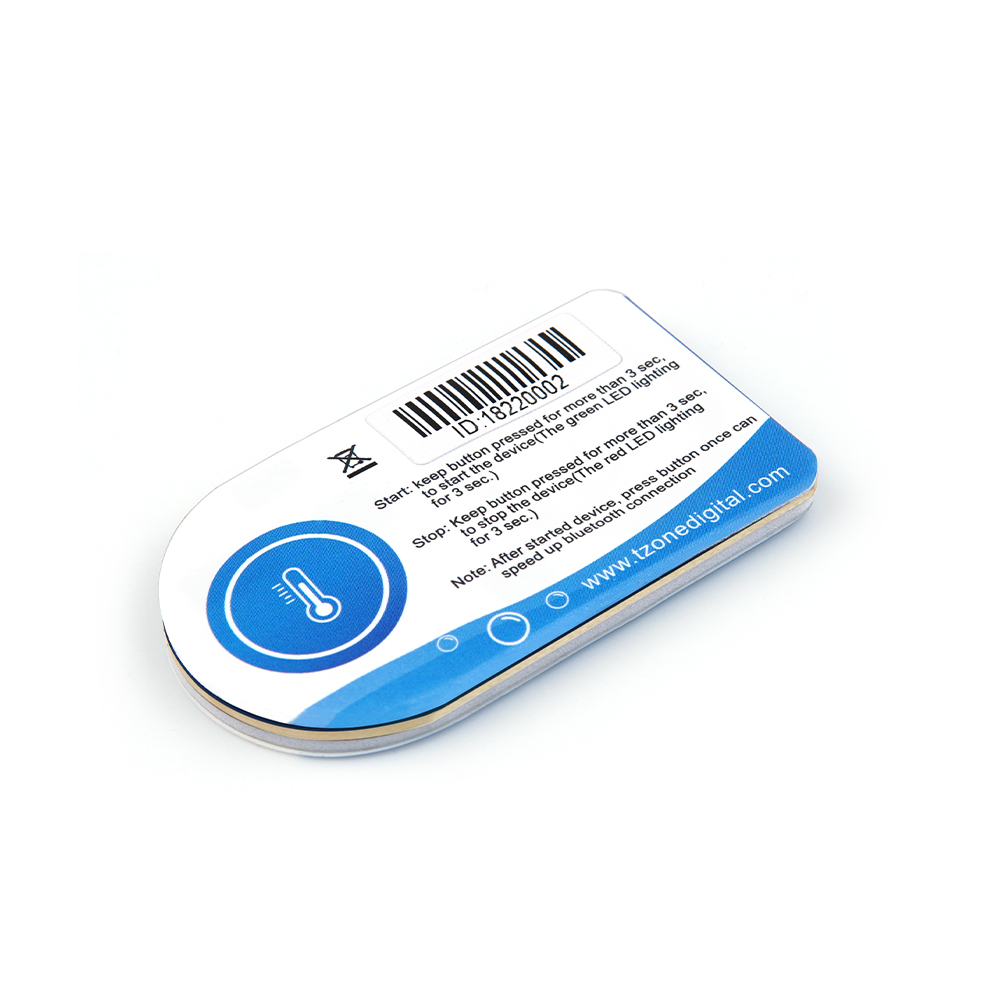 BT03 Single-use Temperature Recorder For Refrigerated Truck Wireless Bluetooth Temperature Data Logger