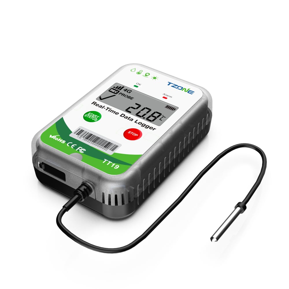 Real-Time WIFI GPS 4G Data Logger Multifunctional Cold Chain Truck Transportation Temperature Humidity Data Logger