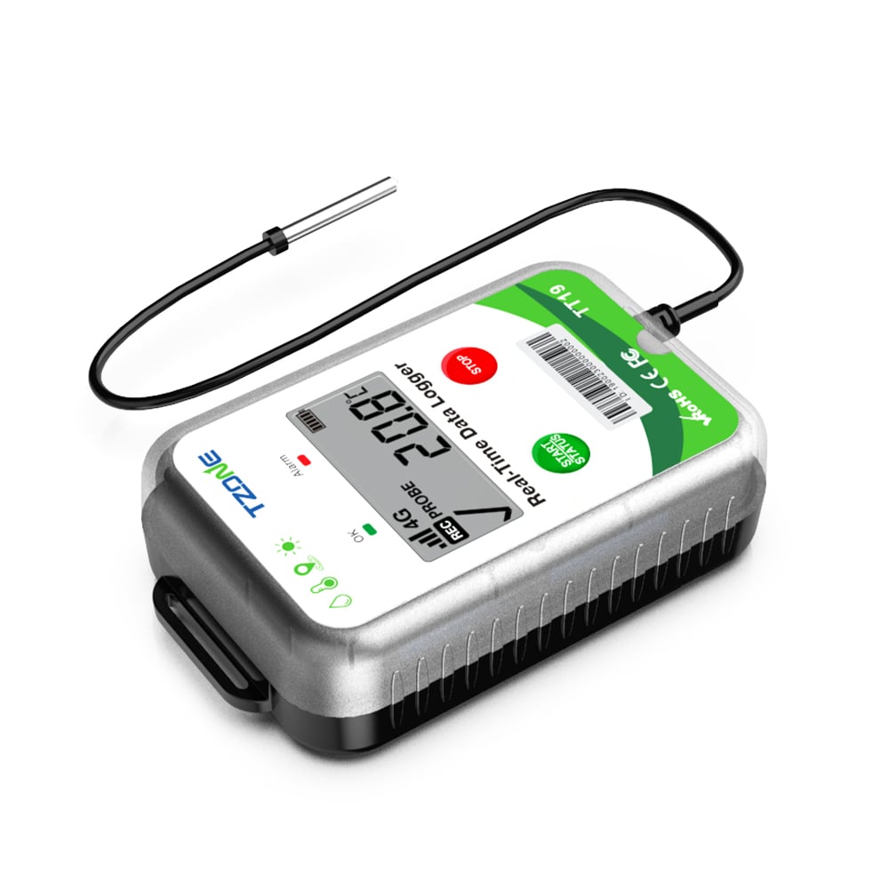 Real-Time WIFI GPS 4G Data Logger Multifunctional Cold Chain Truck Transportation Temperature Humidity Data Logger