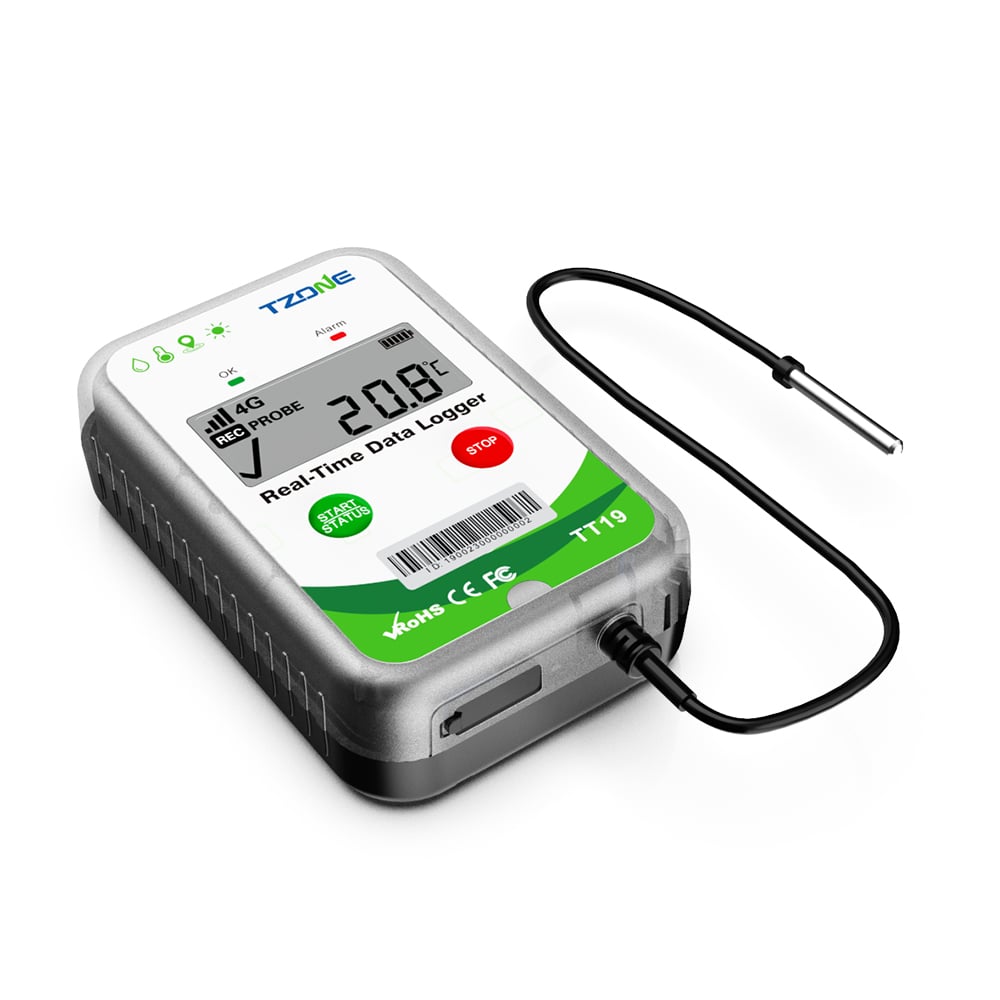 Real-Time WIFI GPS 4G Data Logger Multifunctional Cold Chain Truck Transportation Temperature Humidity Data Logger