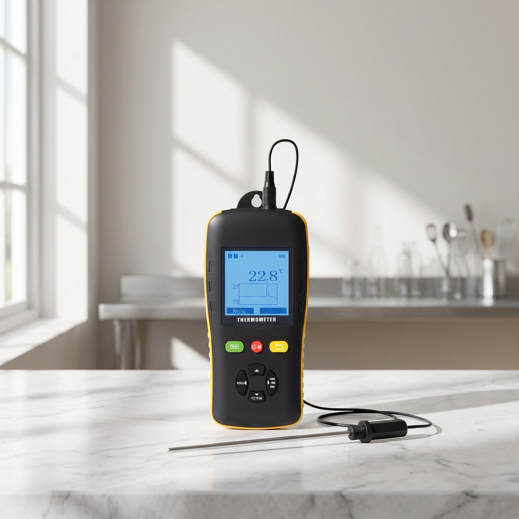Handheld Single Channel Digital Temperature Measurement PT100 PT1000 RTD Thermometer