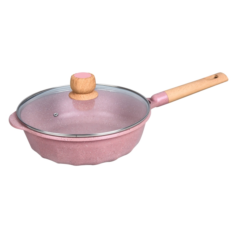 Panela para Refogar Antiaderente Estilo Francês MGC – Design Elegante, seu Novo Essencial Multifuncional para Cozinhar