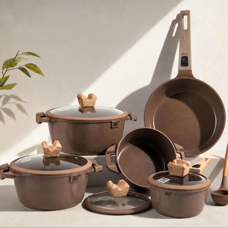 Ceramic Nonstick Cookware for Modern Kitchenware Markets