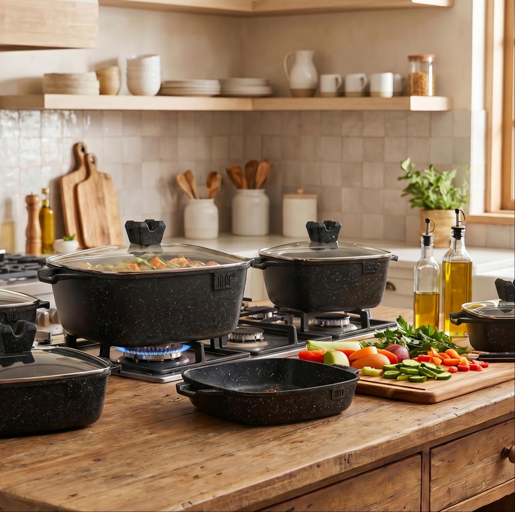 Reviews Title 1: Smooth Ceramic Coated Bakeware for Everyday Baking