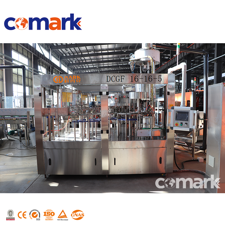 24000BPH Auto Soft Drink Carbonated PET Bottles Beverage Filling Production Line