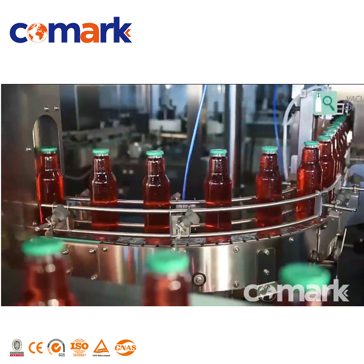 6000BPH Automatic Glass Bottle Filling Machine Plant