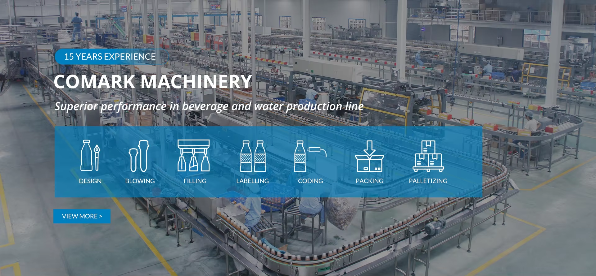 Carbonated Water Beverage Drink Filling Bottling Production Line manufacture