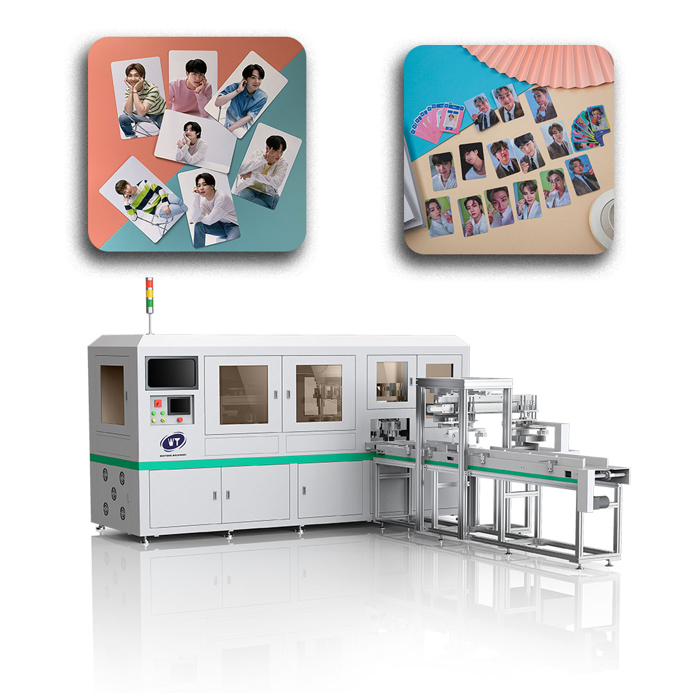 Star card die cutting machine specializing in the production of small and large batches of cards