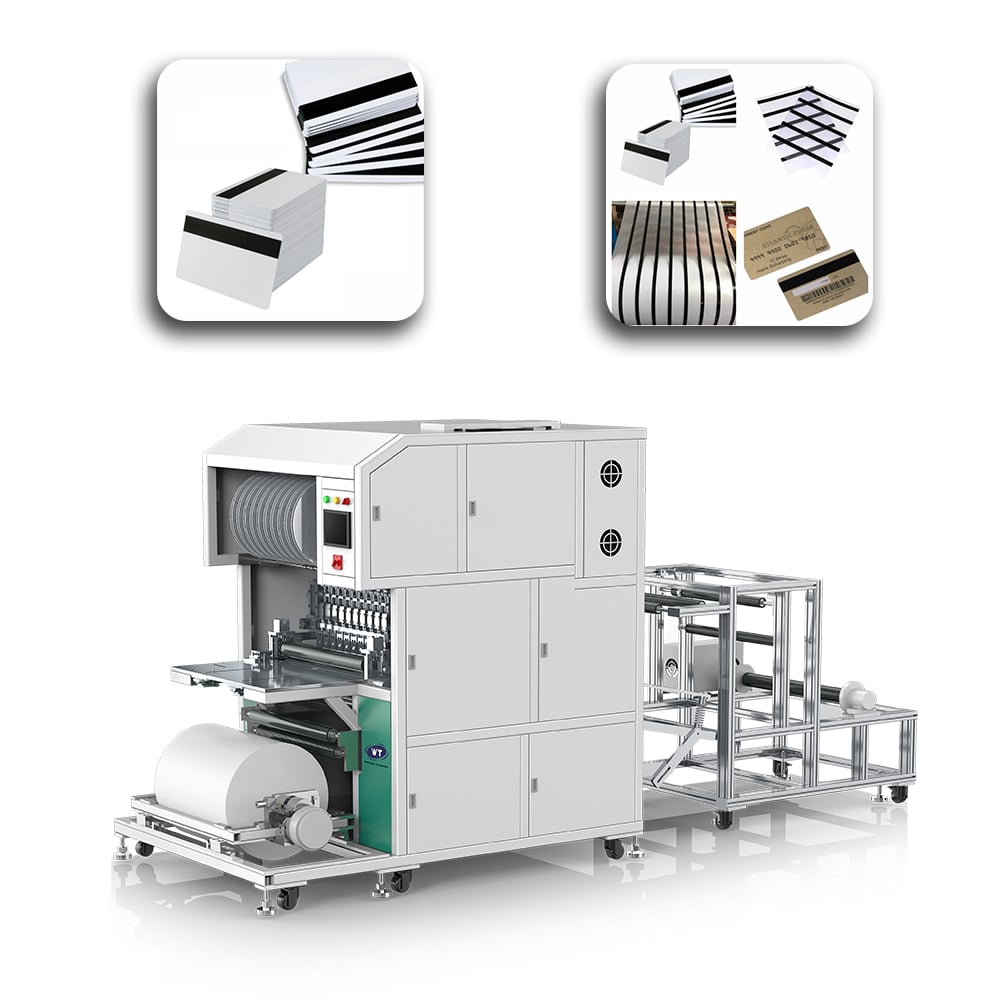 Fully automatic magnetic stripe card machine