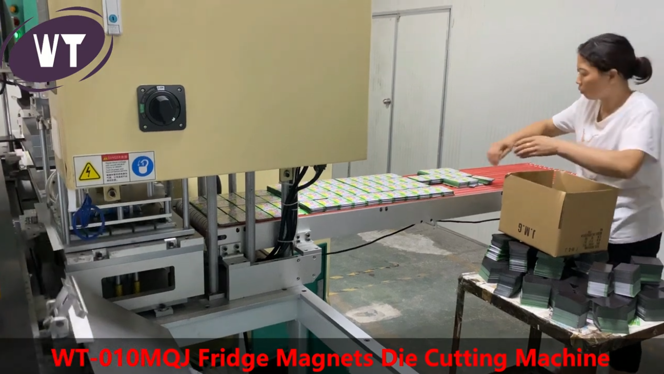Soft Magnet Die Cutting Machine With Waste Removal