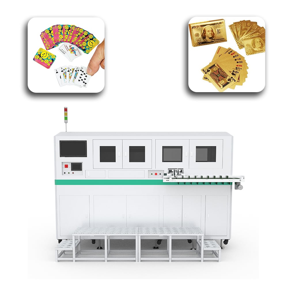 Poker card punching machine