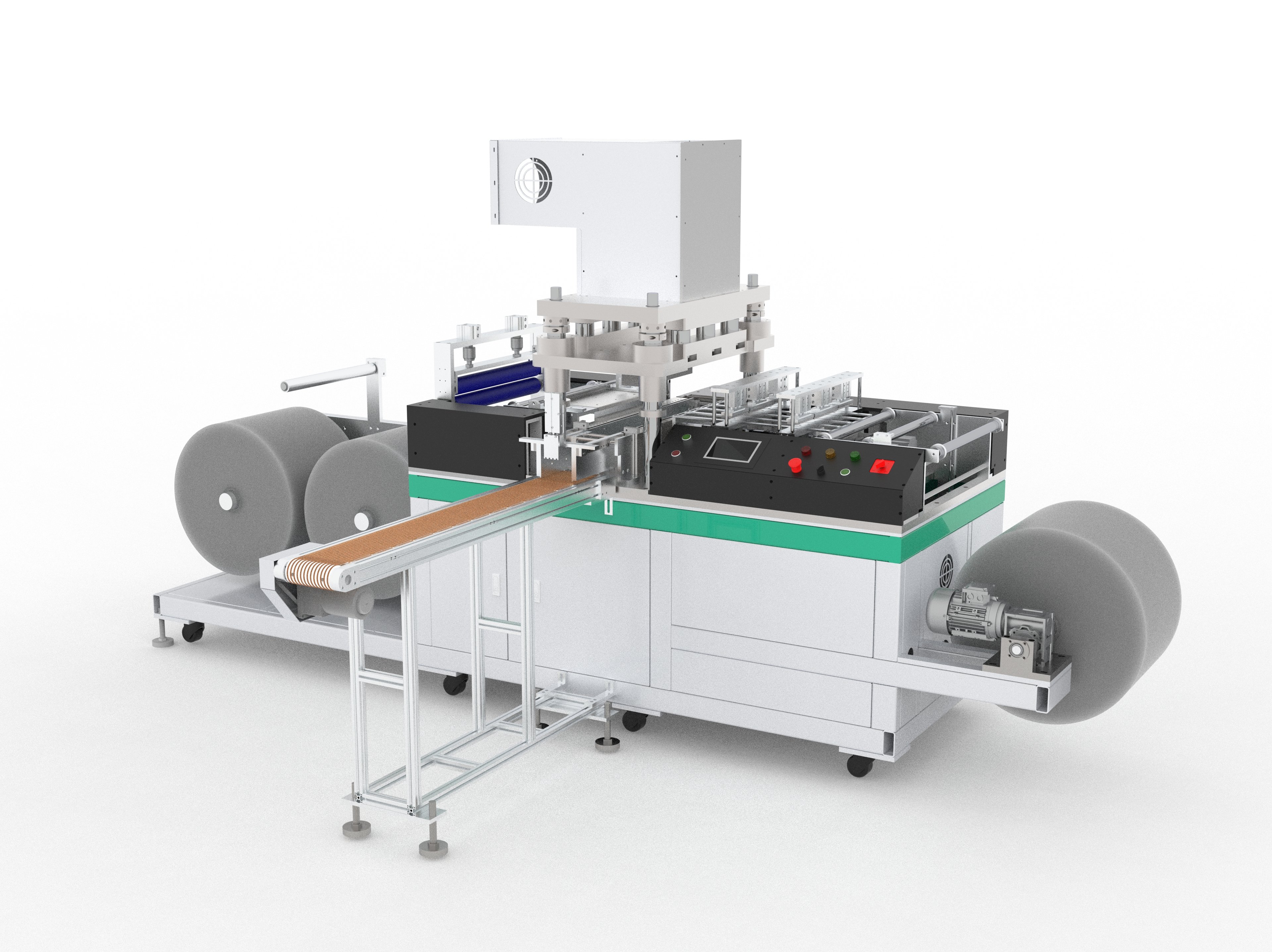 Roll to sheet die cutting machine