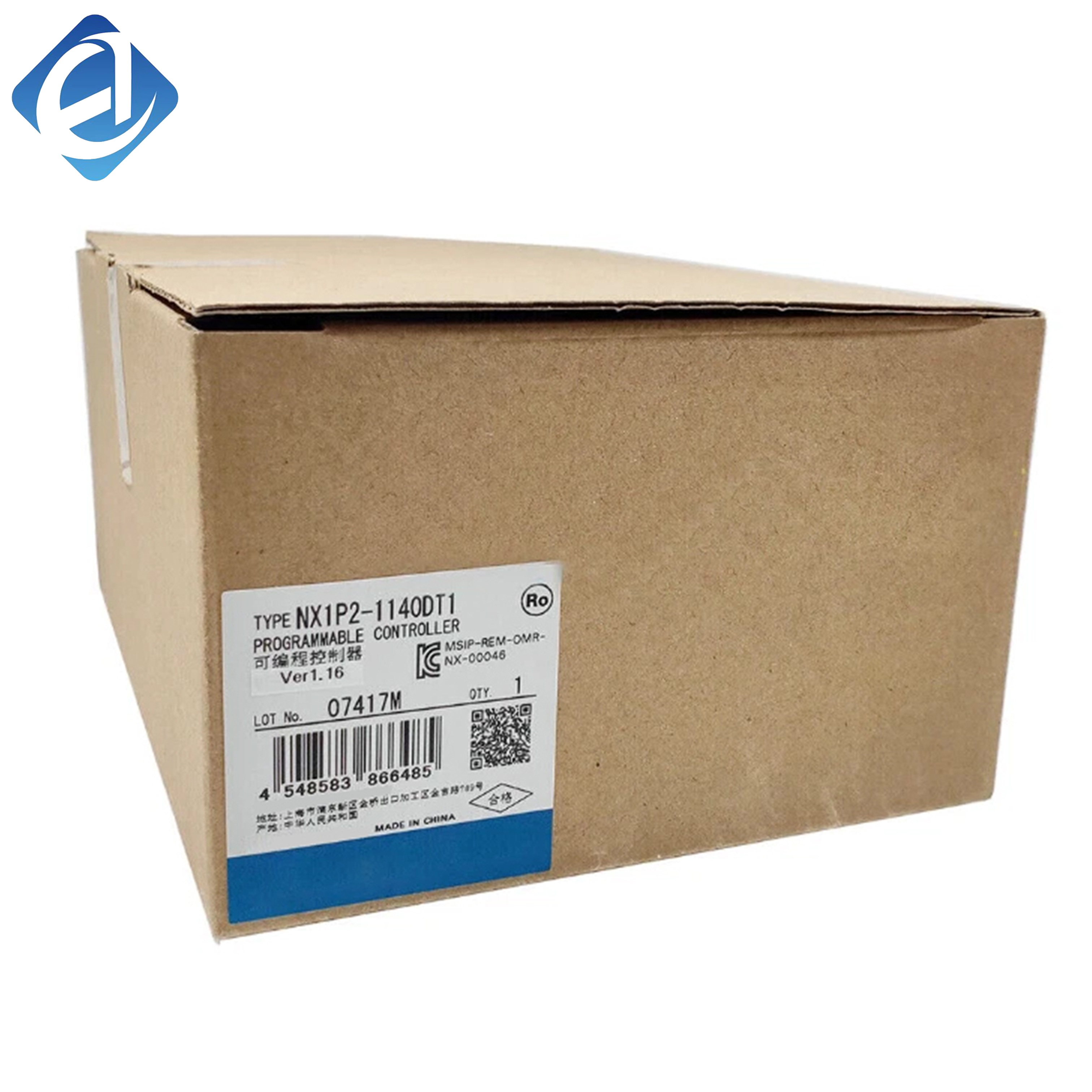 نیا اصلی NX1P2-1140DT1 اومرون NX1P2 سیریز پروگرام ایبل کنٹرولر، چھوٹے اور درمیانے خودکار آلات کے لیے ایک یکجہتی حاصل کردہ حرکت اور منطقی کنٹرول کور کے طور پر کام کرتا ہے۔