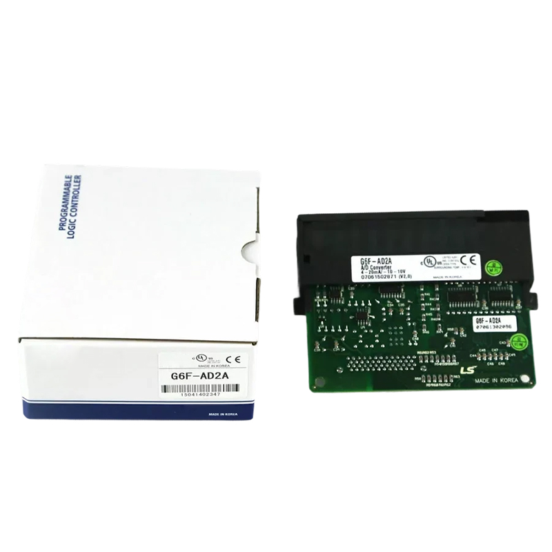 New Original G6F-AD2A G6F series analog input expansion module with multi-channel sampling. It supports standard voltage and current signal acquisition, high precision conversion and strong anti-interference performance. 