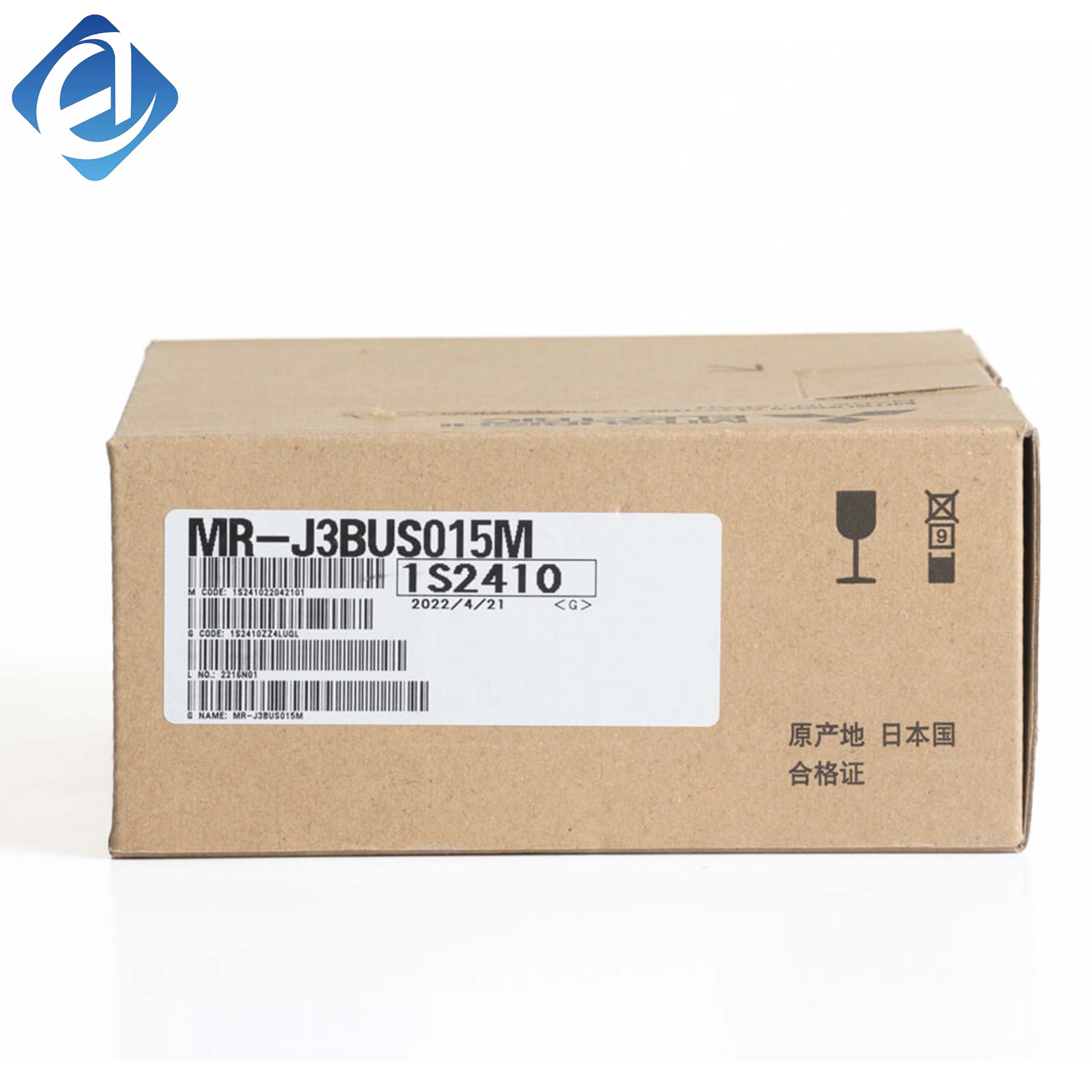 New Original MR-J3BUS015M MR-J3 series bus cable, 0.15m long. Used for communication connection between servo amplifiers, ensures reliable data transmission in servo control systems.