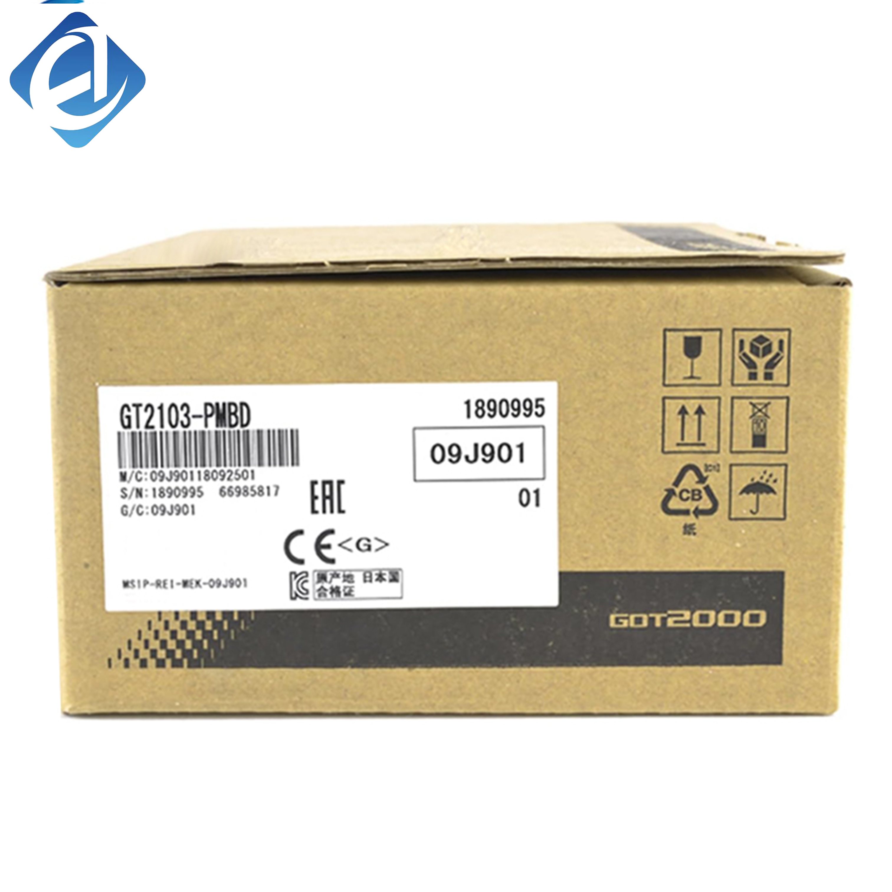New Original GT2103-PMBD GT21 series HMI touch screen. Compact size with reliable operation. Used for on-site data monitoring and parameter setting in industrial automation.