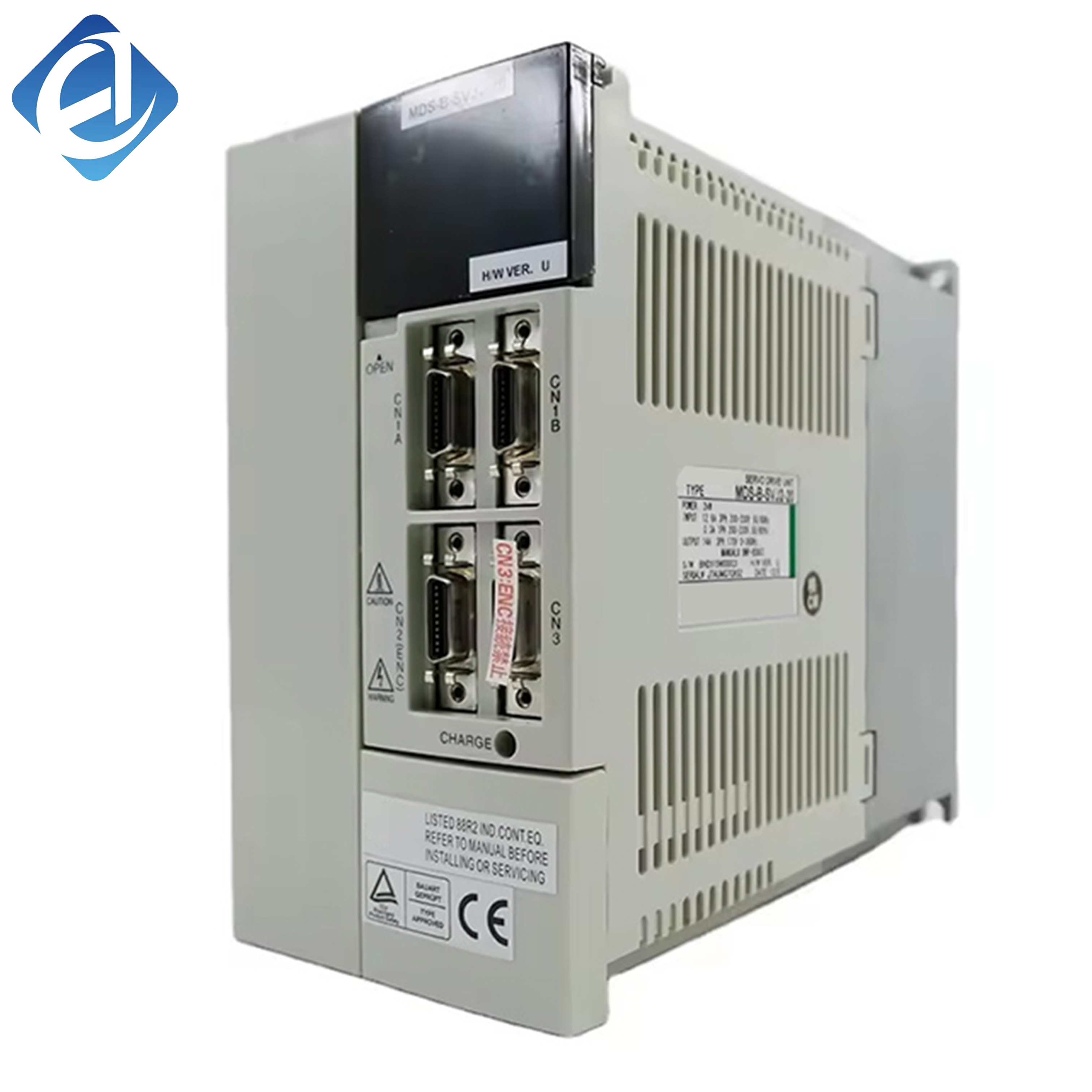 New Original MDS-B-SVJ2-20 MDS-B-SVJ2 series CNC servo drive. It provides precise speed, torque and positioning control for machine tool servo shafts with fast response and stable running performance.