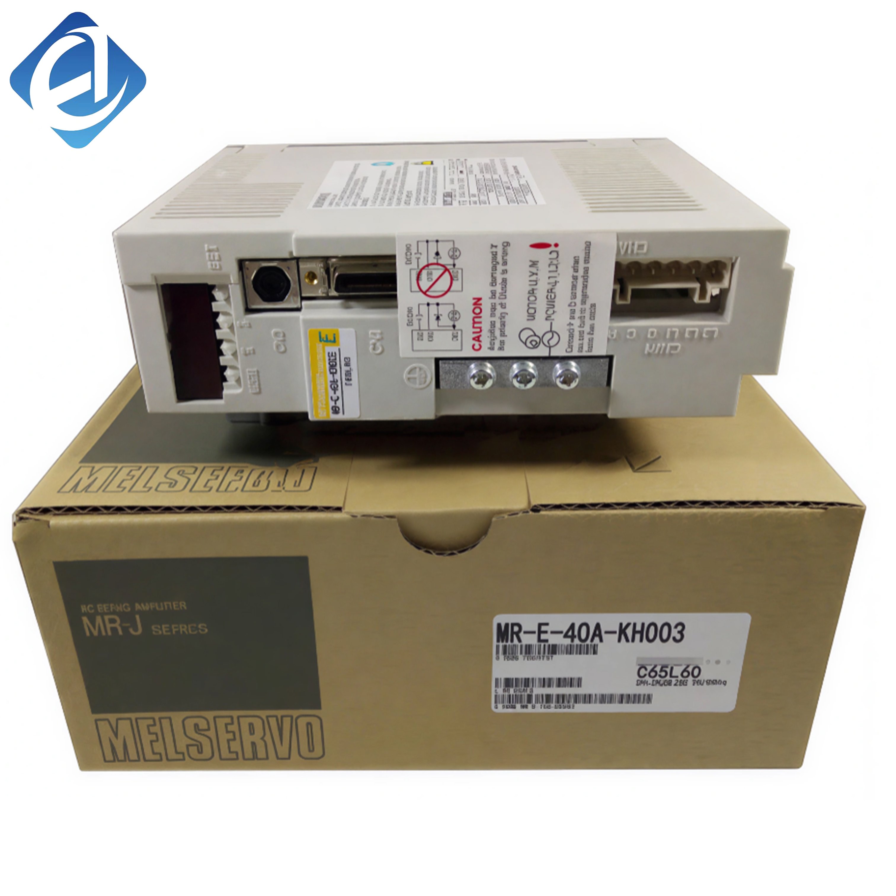 New Original MR-E-40A-KH003 MR-E series 400W compact servo drive. It realizes accurate position, speed and torque control with rapid response and low energy consumption. Adopts integrated protection design