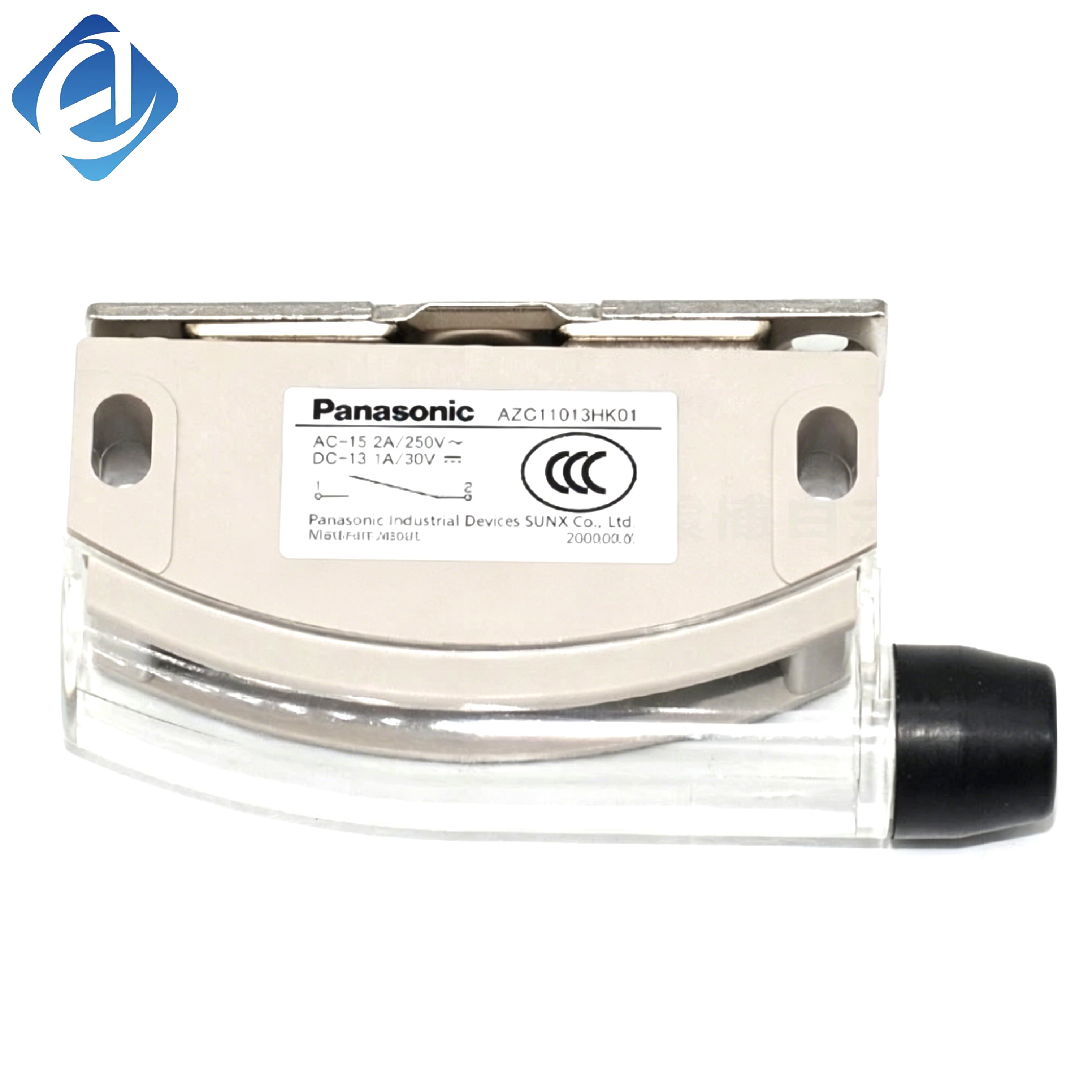 New Original AZC11013HK01 Panasonic AZC series magnetic door switch, applied for safety door monitoring, position detection and limit signal feedback in industrial automation machinery and equipment safety protection systems.