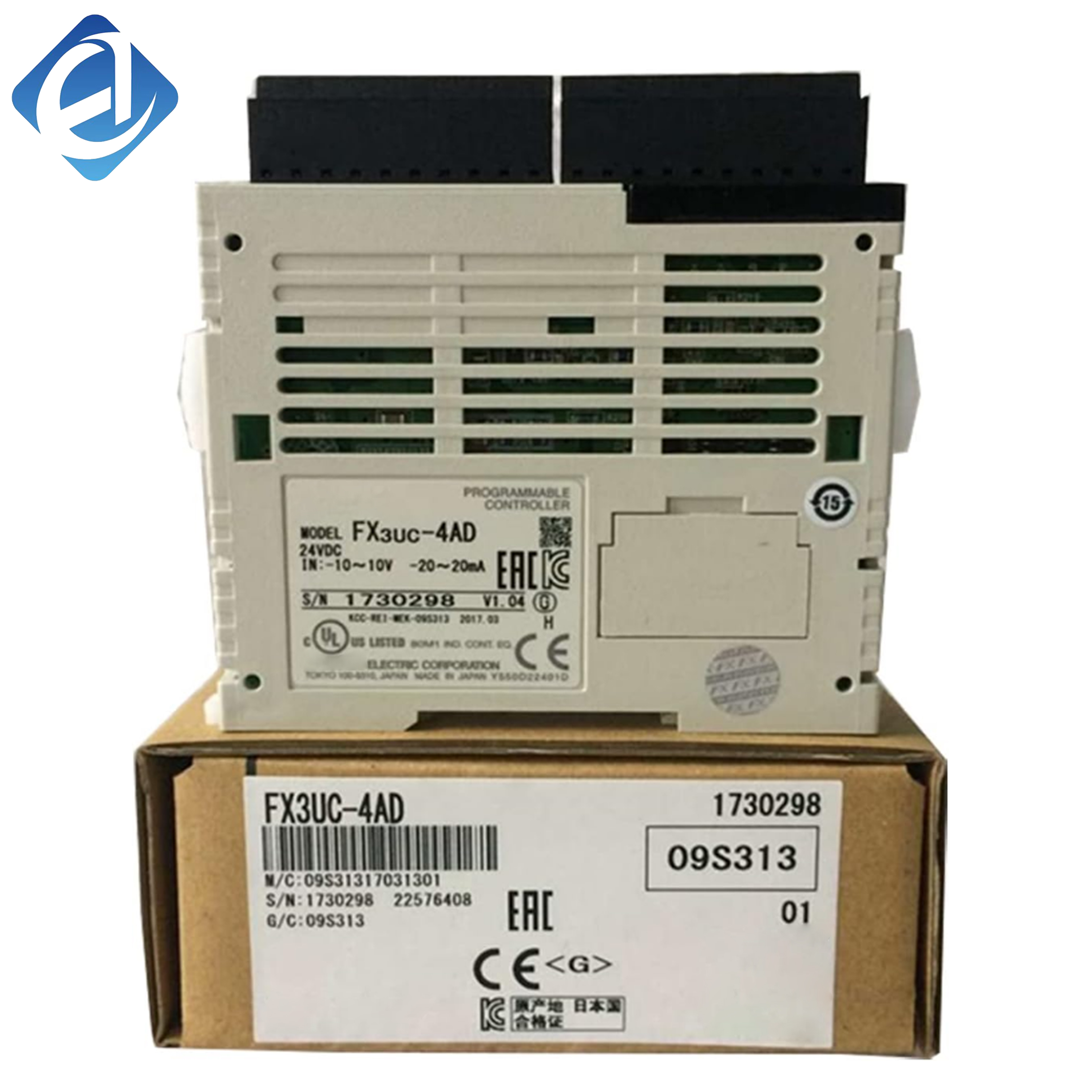 New Original FX3UC-4AD PLC Analog Module, FX3UC SeriesStable signal conversion, reliable operation. High precision data collection. Used for analog signal acquisition and processing in industrial control systems.