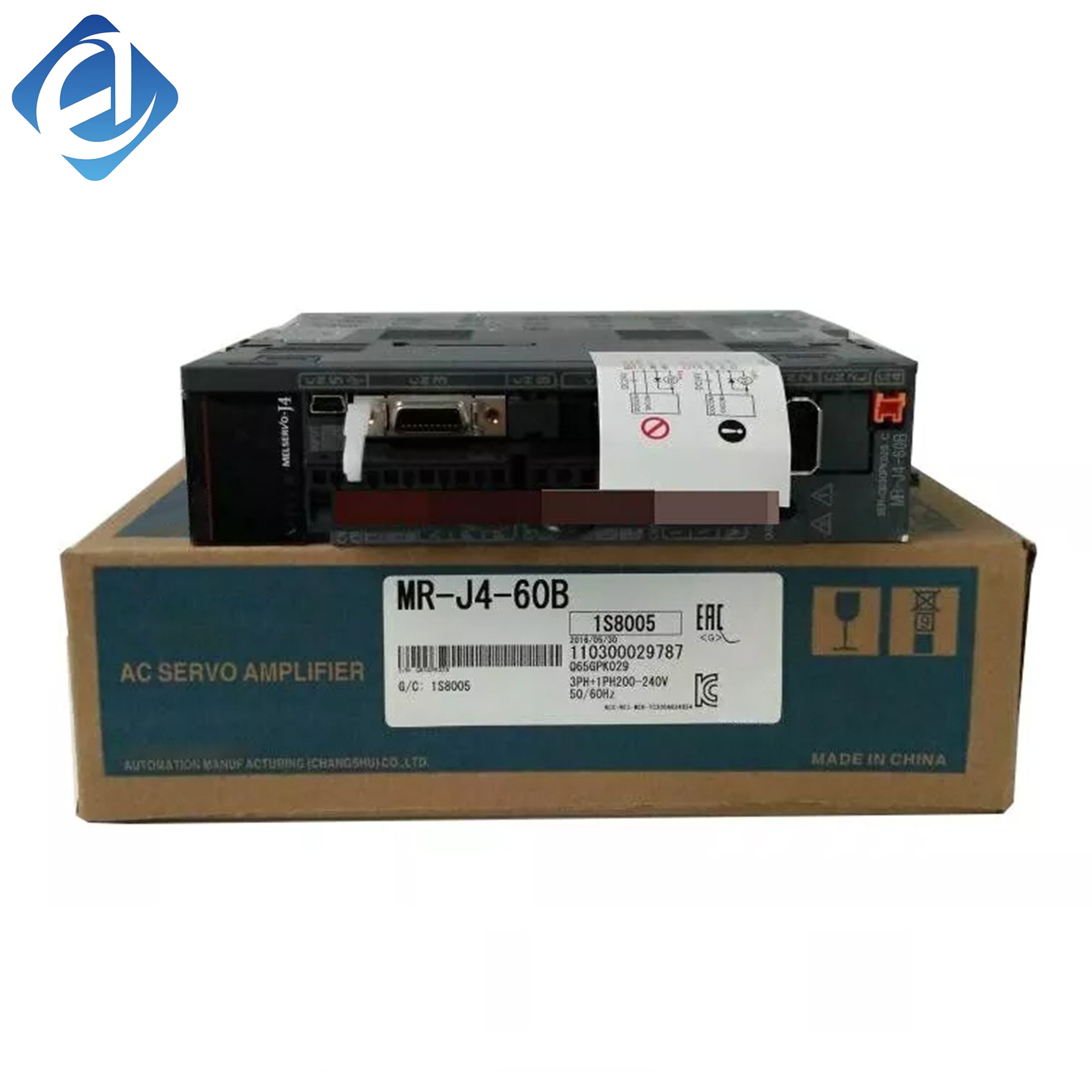 درایو سروو اصلی و جدید سری J4، مدل MR-J4-60B با توان ۶۰۰ وات و سطح ولتاژ ۲۰۰ ولت؛ از فناوری کنترل با دقت بالا استفاده می‌کند و از چندین حالت عملیاتی پشتیبانی می‌کند؛ دارای قابلیت کاهش لرزش.