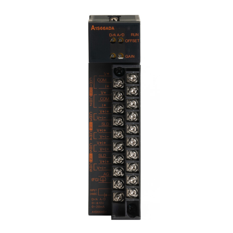 New Original A1S66ADA A1S series high-performance analog input/output module. It integrates multi-channel analog signal conversion with high detection accuracy and stable signal transmission