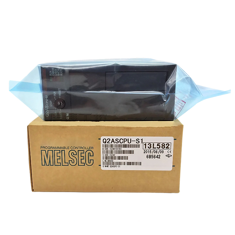 New Original Q2ASCPU-S1 Q series PLC CPU controller module. It delivers high-speed logic operation and sequence control, supporting network communication and multi-module expansion. With stable processing performance 