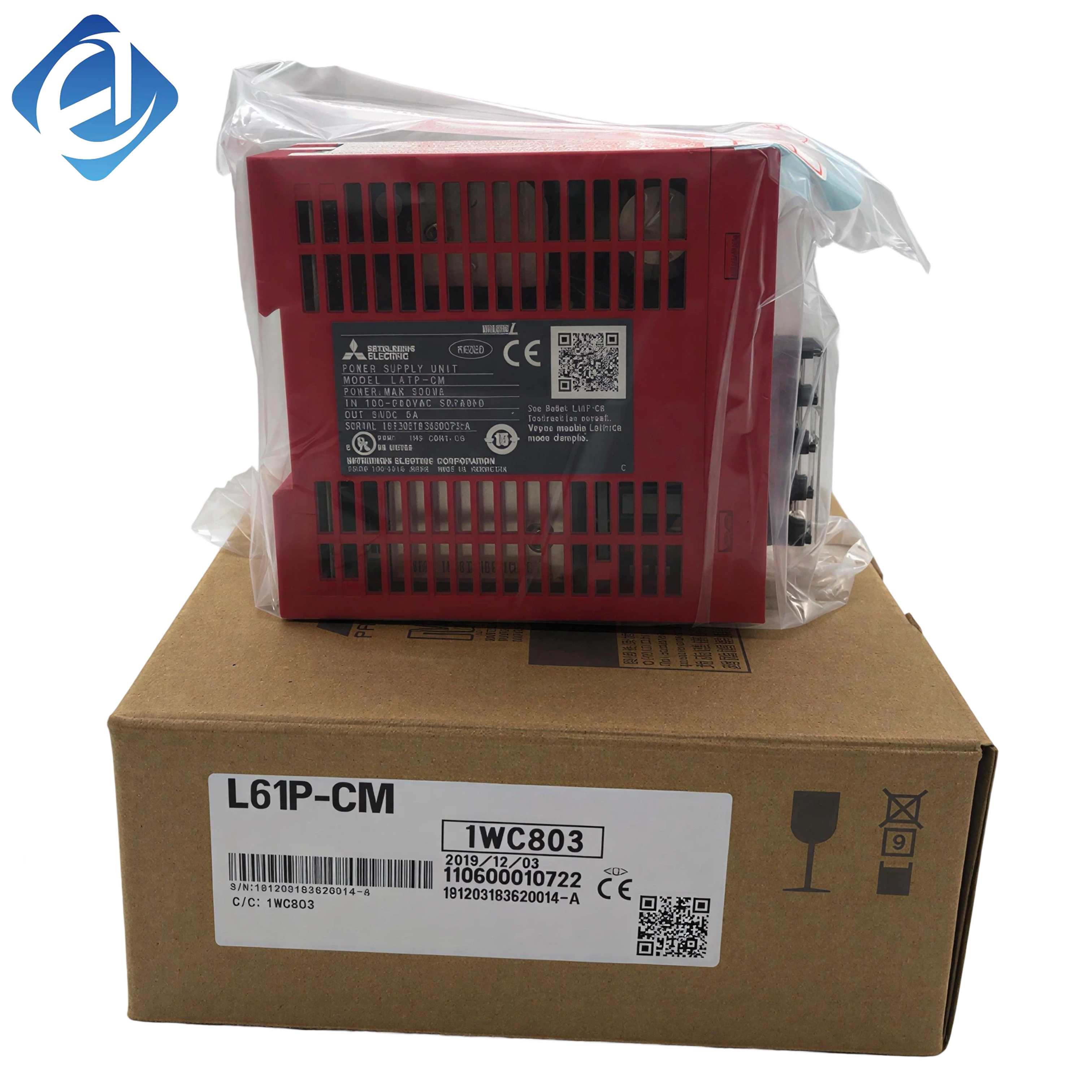 وحدة إمداد طاقة أصلية جديدة من طراز L61P-CM، بحالة مستعملة، مخصصة لمتحكمات وحدات التحكم المنطقية القابلة للبرمجة (PLC) ووحدات التحكم المتقدمة (PAC) والتواصل عبر منفذ RS485.