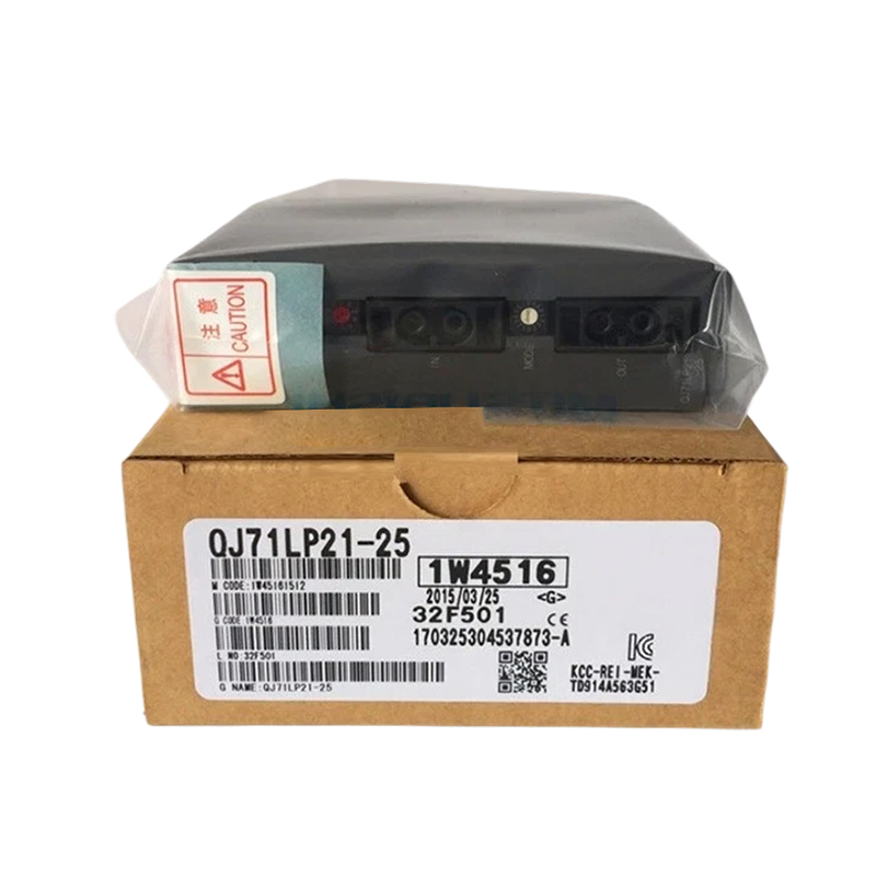 New Original QJ71LP21-25 MELSEC-Q series network communication module. It supports MELSECNET/H link connection to realize high-speed data transmission and inter-PLC communication. With stable transmission performance