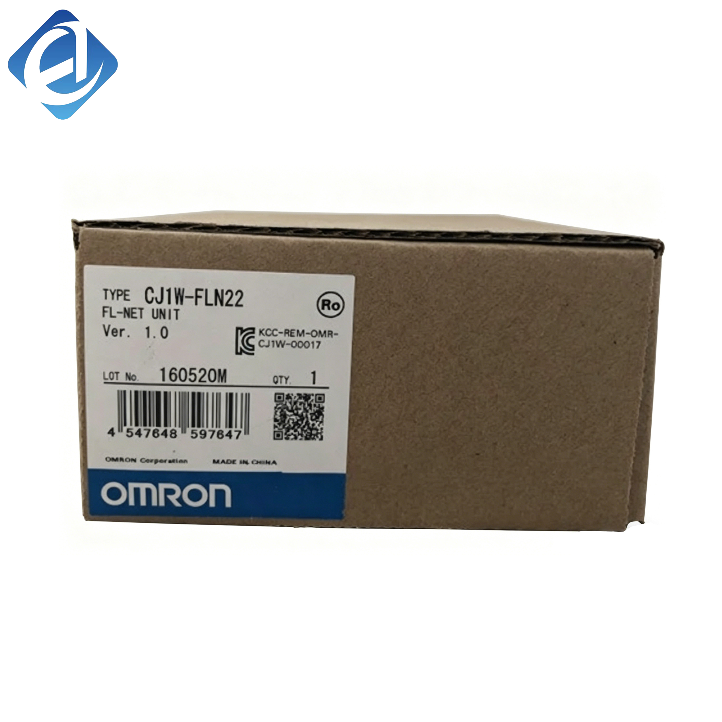 New Original CJ1W-FLN22 Omron CJ1W Series DeviceNet Communication Module, realizes network connection and data exchange between PLC and field automation devices.