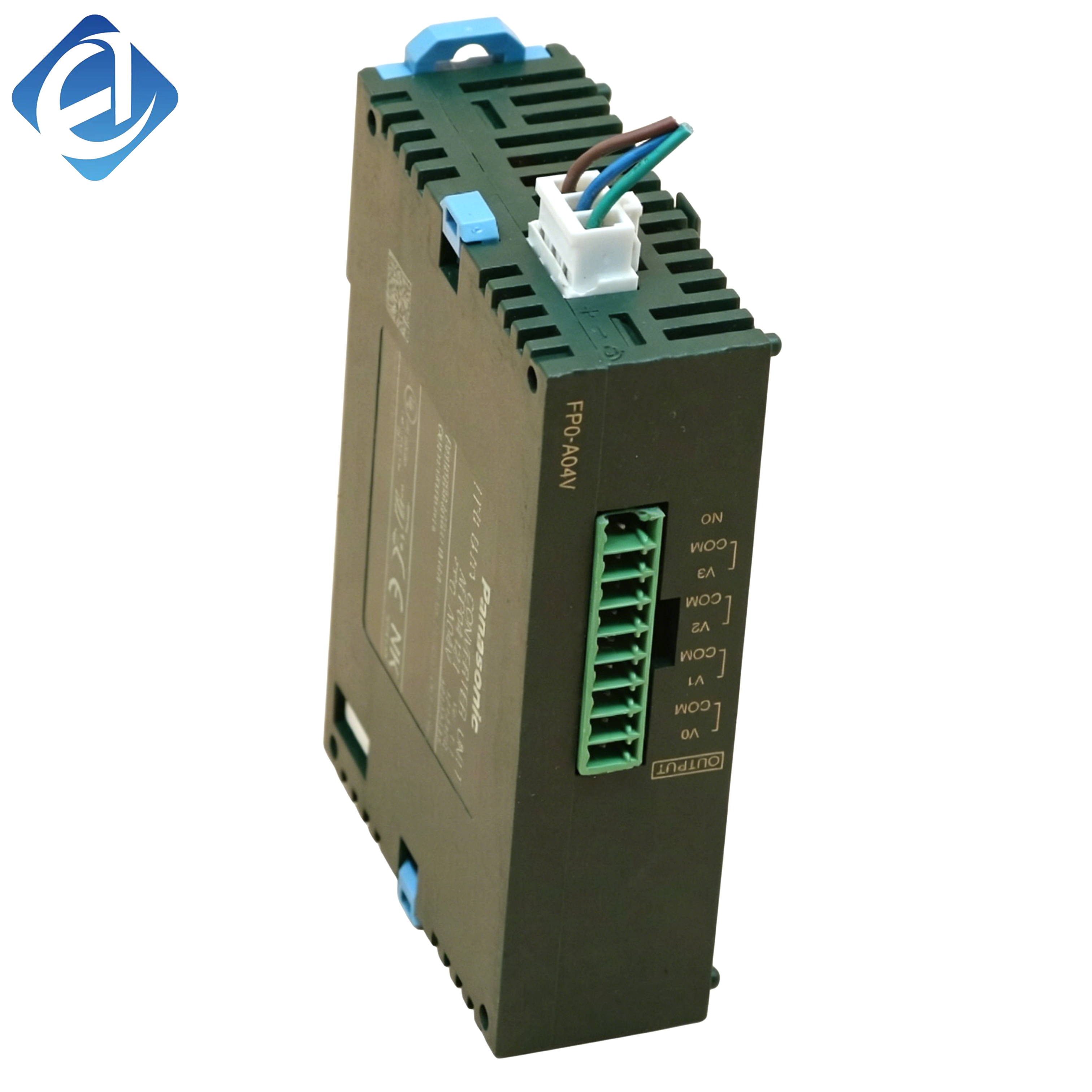 Nuovo modulo originale di uscita analogica FPO‑AO4V per PLC, serie FPO. Utilizzato per l'uscita di segnali analogici e il controllo di processo dei sistemi PLC della serie FPO nell'automazione industriale. Fornisce un'uscita stabile di segnale di tensione, un controllo ad alta precisione e una trasmissione dati affidabile