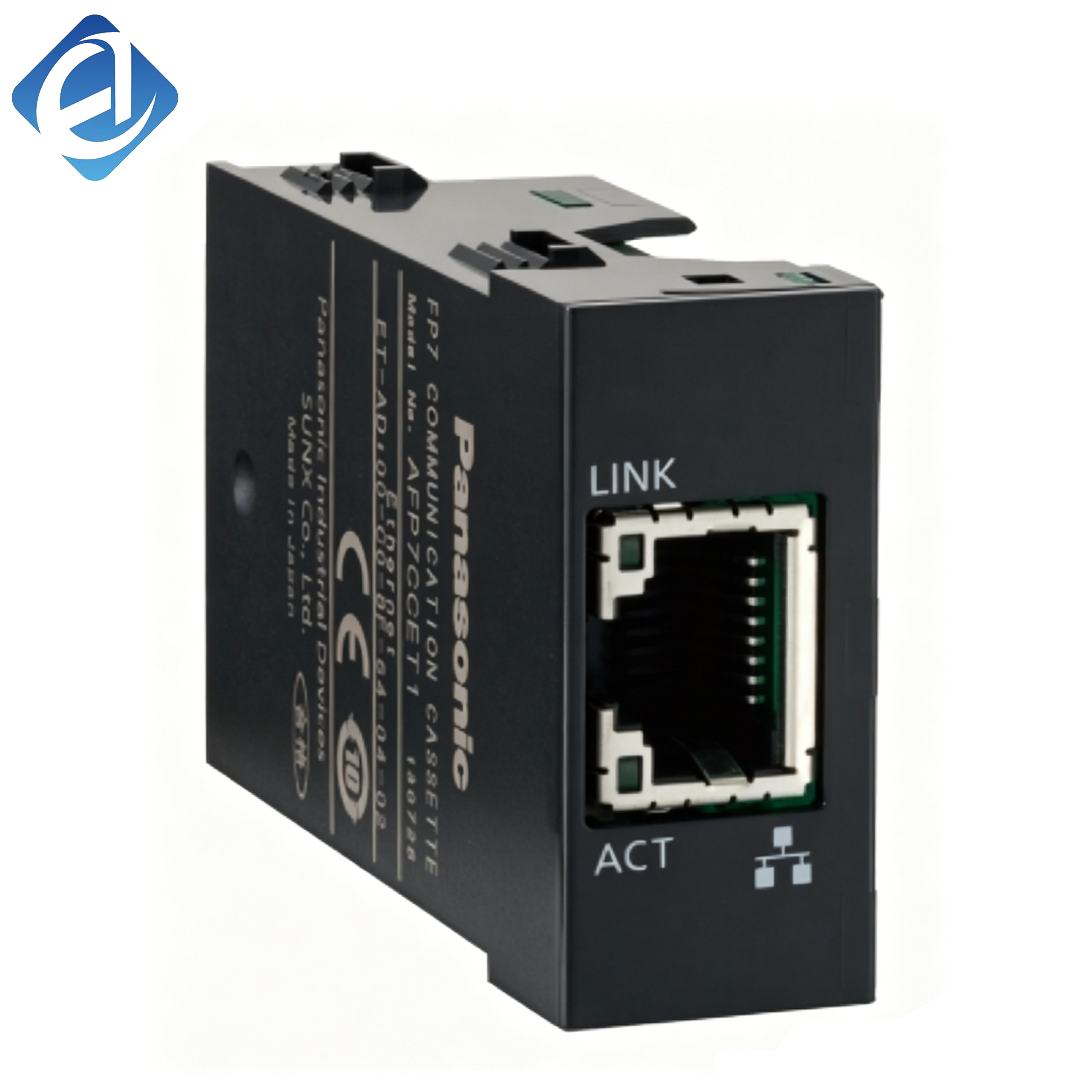New Original AFP7CCET1 Communication Module, AFP7 SeriesHigh-speed data transmission, strong anti-interference. Easy installation and connection. Used for data communication linkage of industrial PLC control systems.