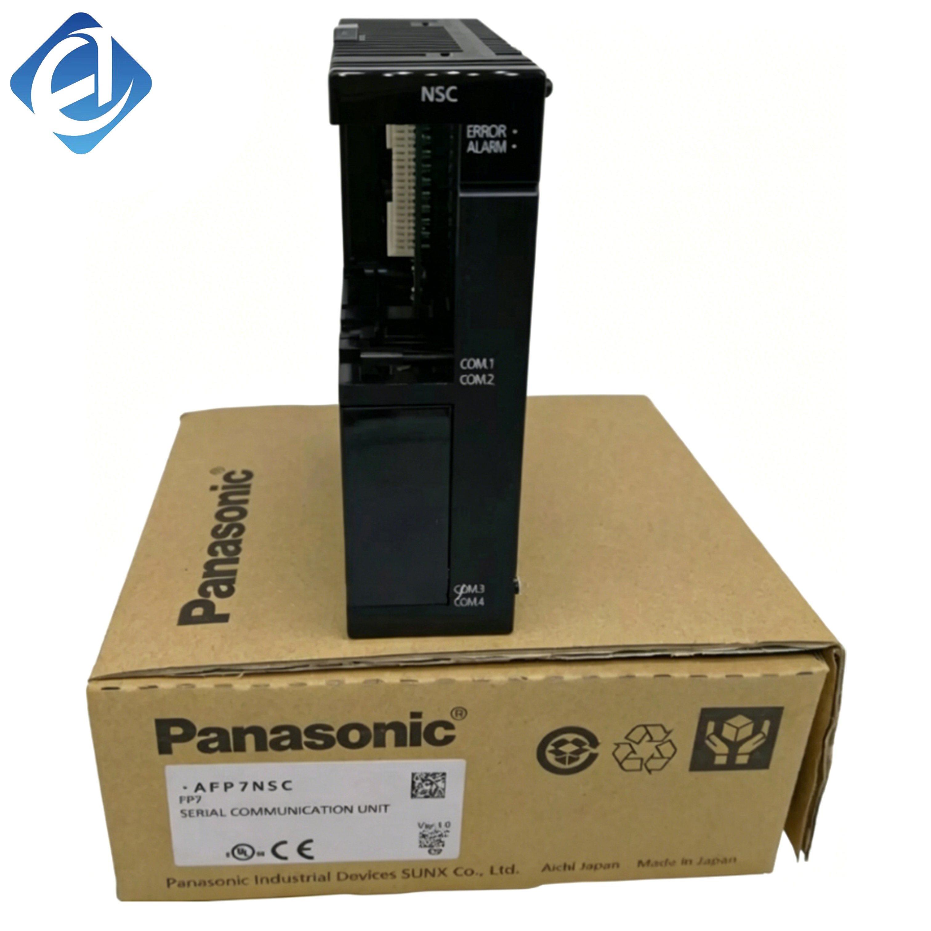 New Original AFP7NSC Communication Module, AFP7 SeriesHigh-speed data exchange, stable signal transmission. Simple installation. Applied for network communication connection of industrial PLC systems.