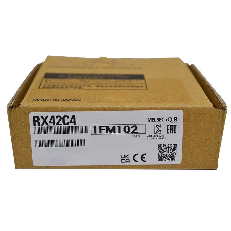 New Original RX42C4 MELSEC iQ-R series 64-point DC24V digital input module. It features adjustable response time, stable signal acquisition and high noise immunity. With dual 40-pin connectors and compact rack-mounted design