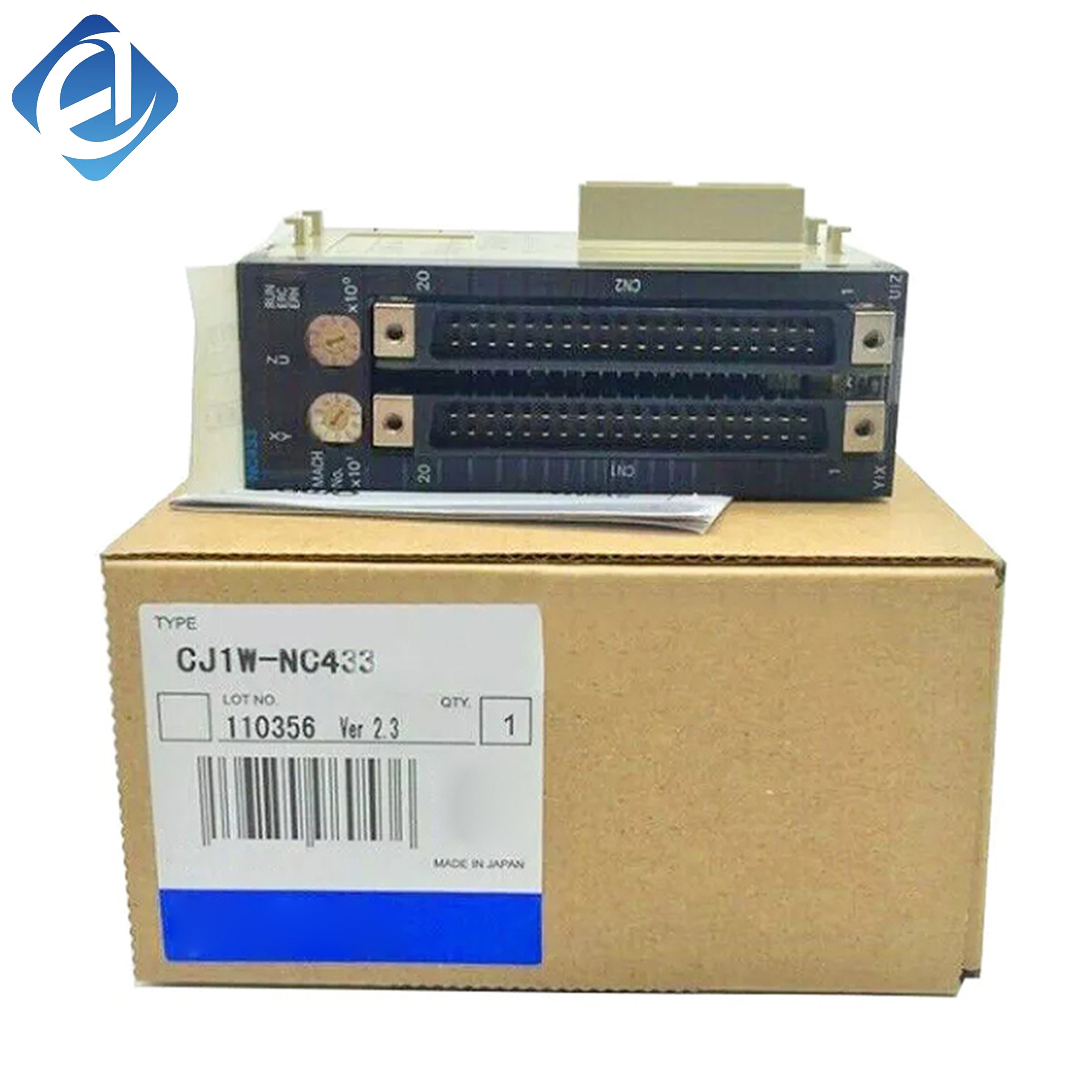 New Original Omron CJ1W-NC433 4-axis positioning module. High precision and anti-interference, compatible with CJ1 PLC. Perfect for multi-axis linkage and motion control of industrial automated machinery.