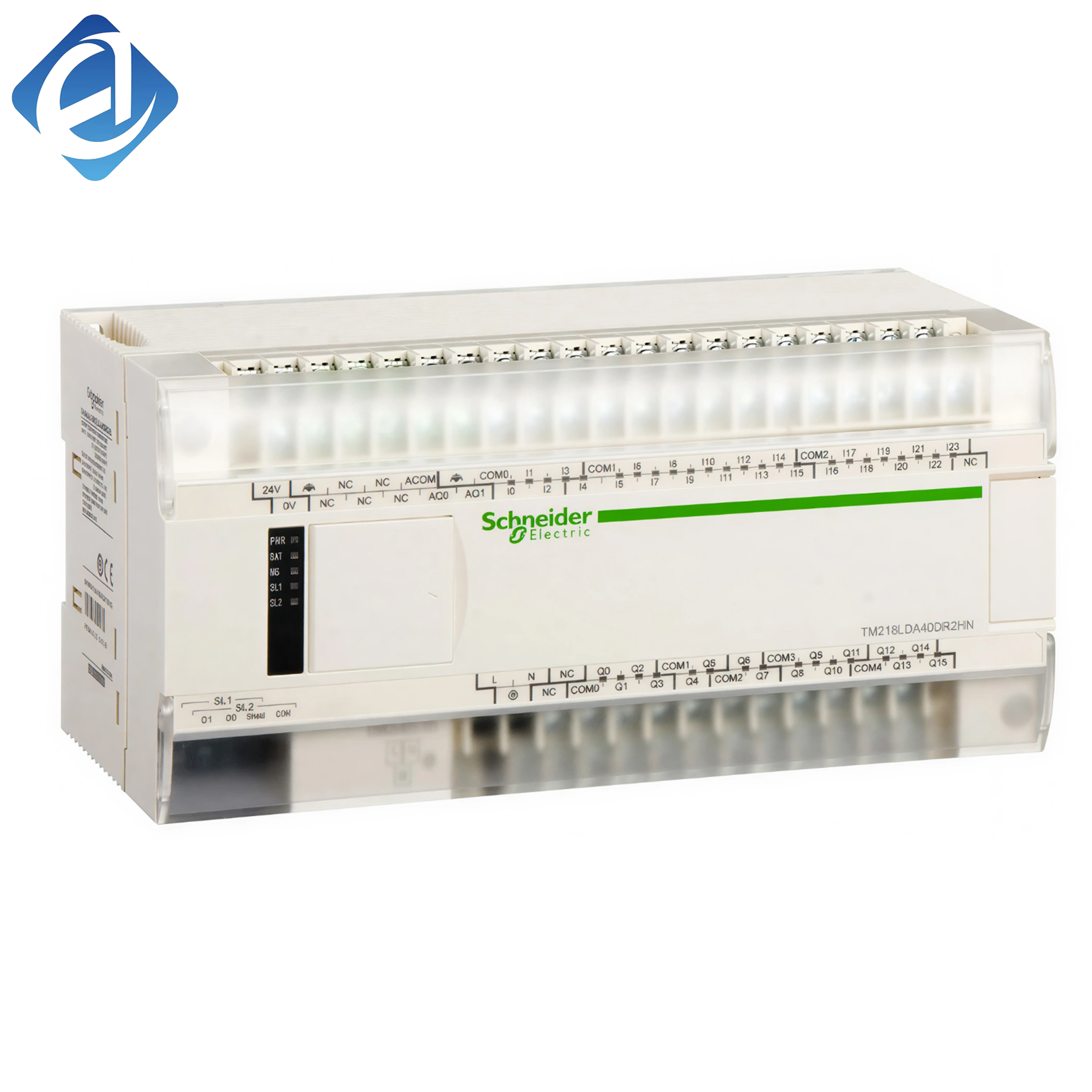 New Original TM218LDA40DR2HN Modicon TM218 PLC. 40 relay I/O points, reliable logic operation, multiple communication protocols, easy wiring & expansion, good shock resistance, applied to small automation lines