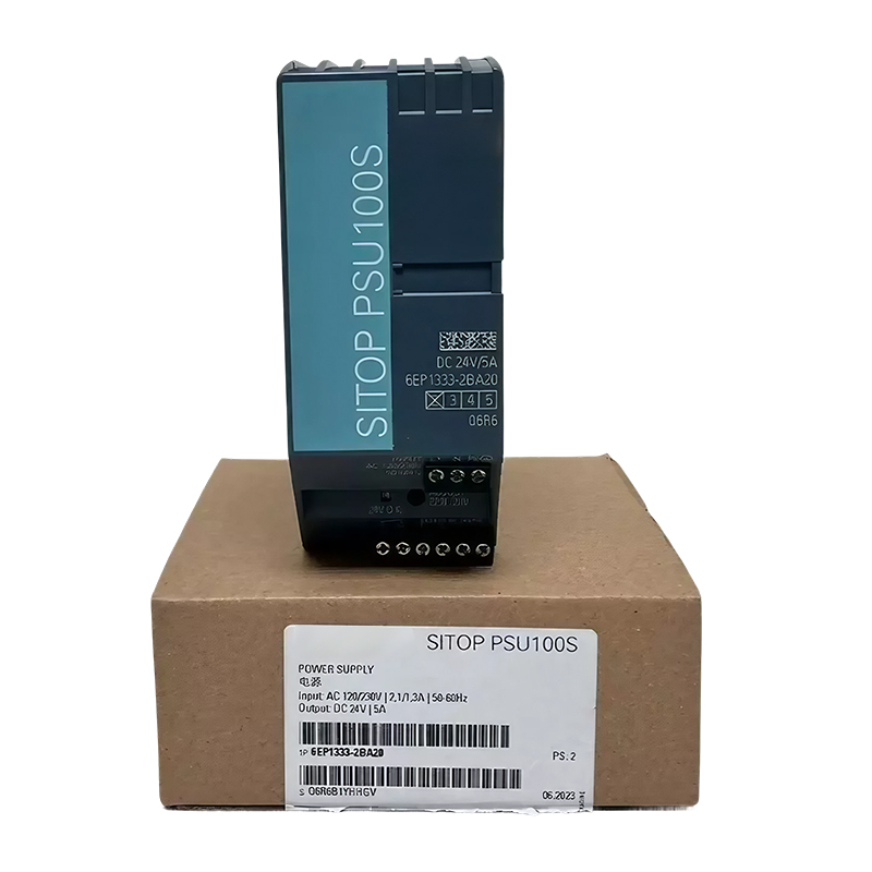 New Original 6EP1333-2BA20 industrial switching power supply. Output stable DC24V voltage, high efficiency, low ripple, with overvoltage and overcurrent protection, supplies steady power for PLC, sensors and field instruments 