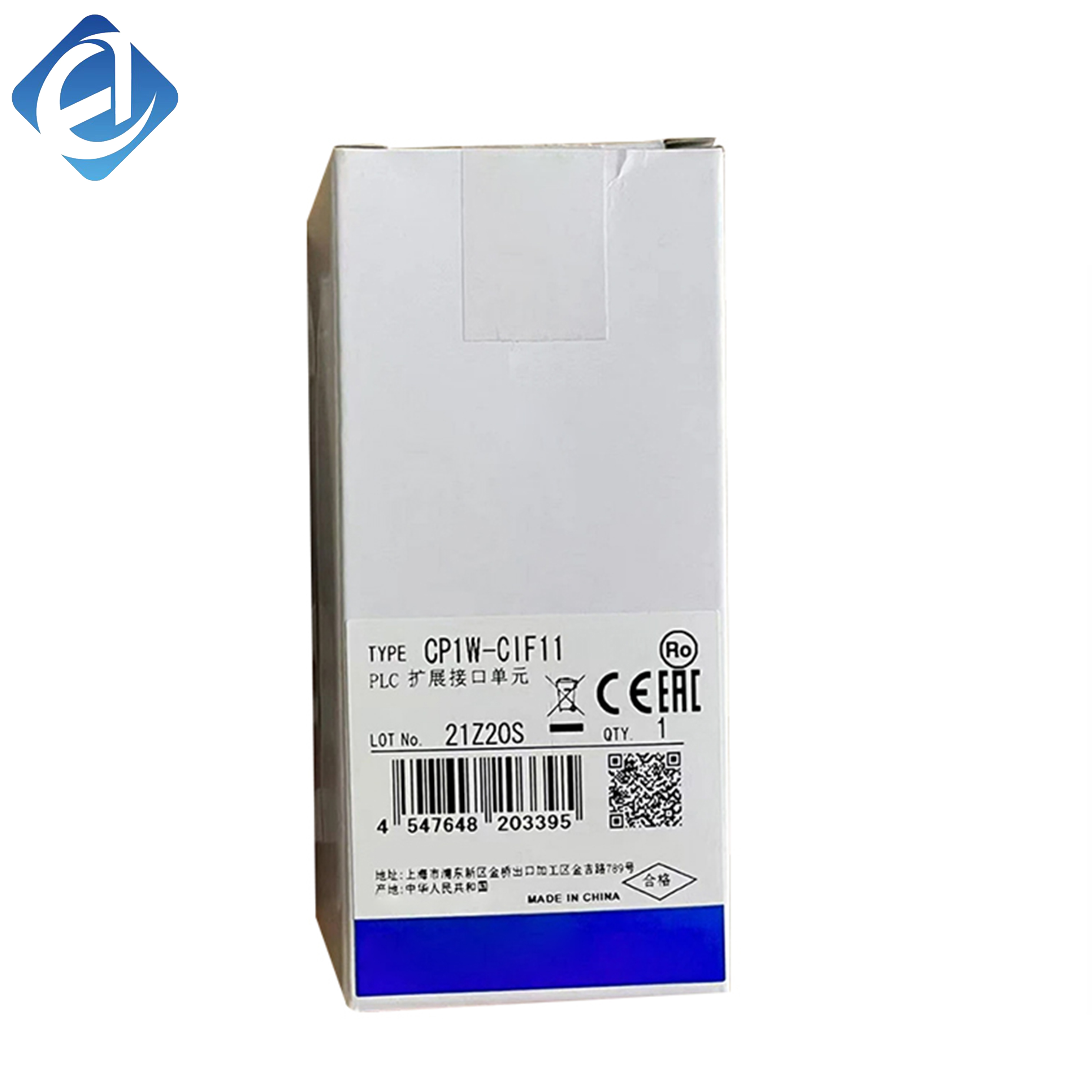 New Original CP1W-CIF11 Omron CP1W series communication expansion module, compatible with CP1L/CP1E PLC for RS-485 serial communication extension and data exchange in industrial control systems.