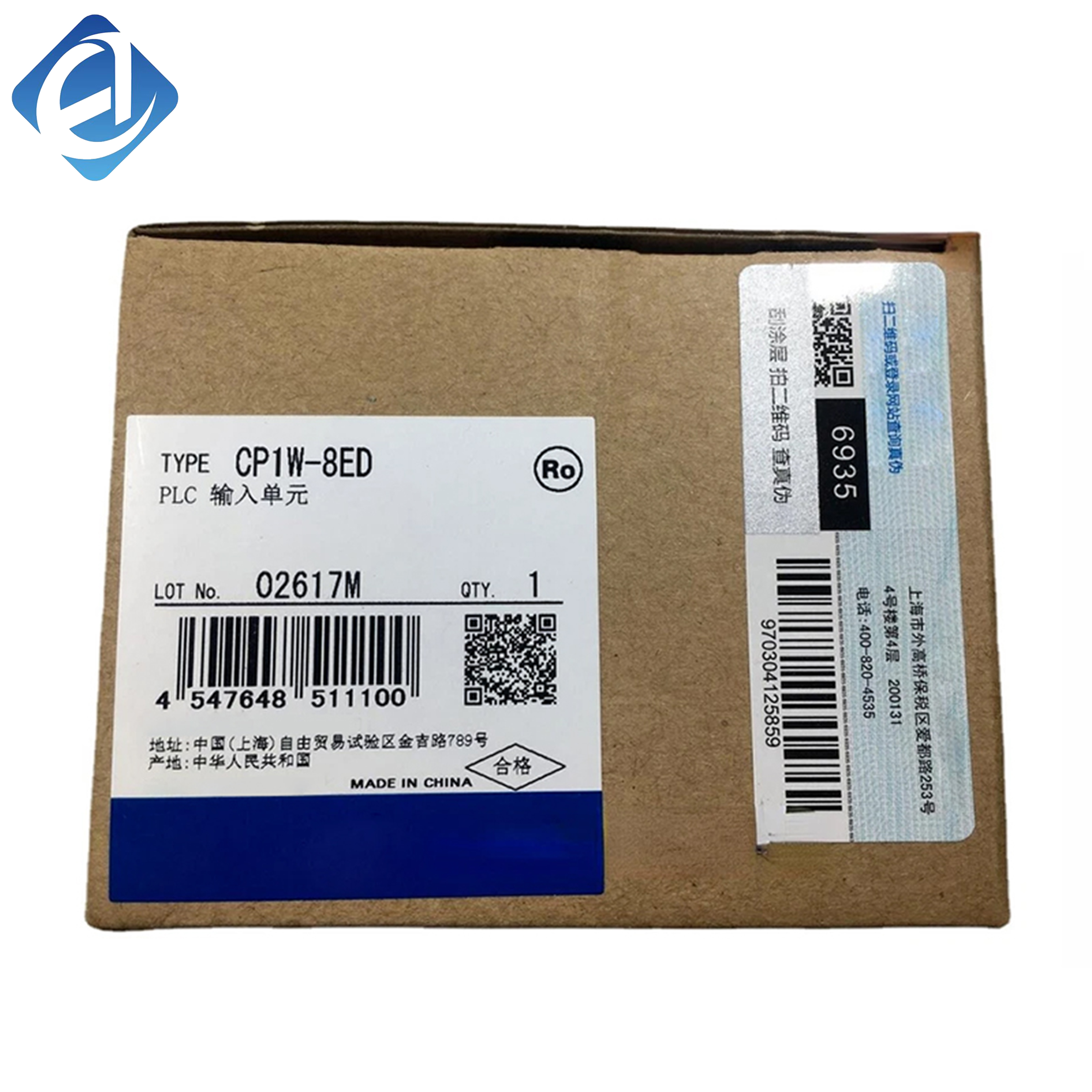 New Original Omron CP1W-8ED input expansion module suits CP1 PLC series. With 8 digital input channels, it expands system I/O flexibly. Compact, stable and easy to mount, it serves industrial signal collection and automation system upgrading.