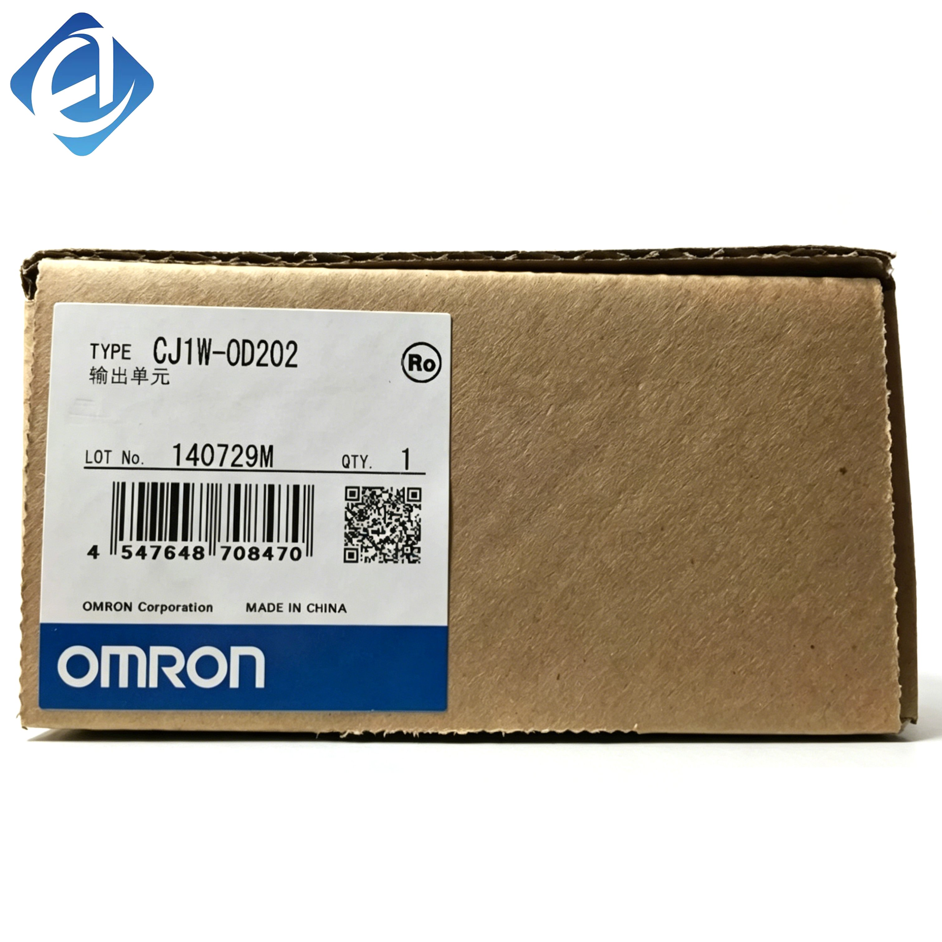 New Original CJ1W-OD202 Omron CJ1W Series PLC Digital Output Module, used for switching signal output and actuator driving in CJ series industrial automation control systems.