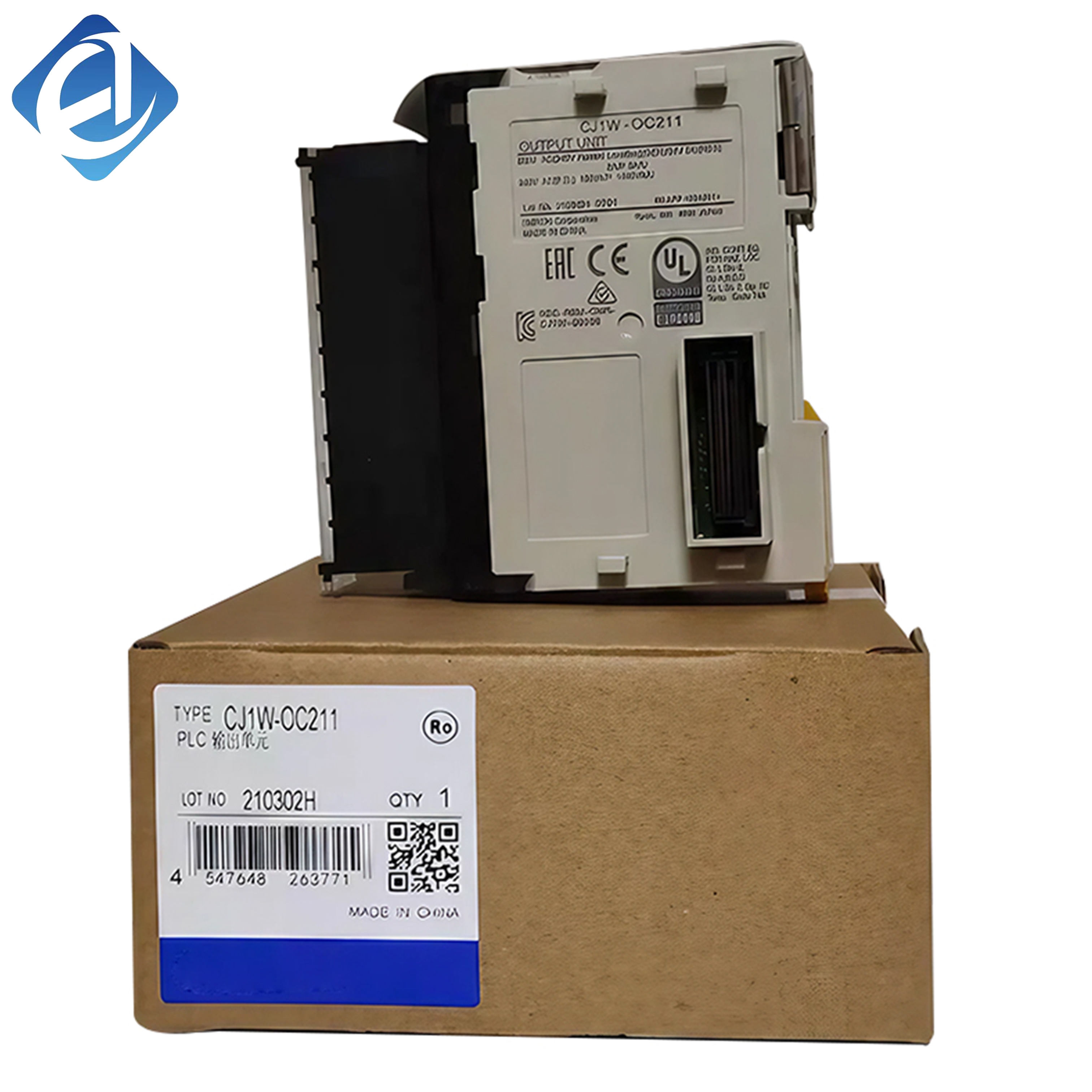 New Original Omron CJ1W-ID201 relay output module for CJ1 PLC system. It features reliable switch output, strong anti-interference and stable performance. Compact size, applied to industrial actuator driving and field switching control.