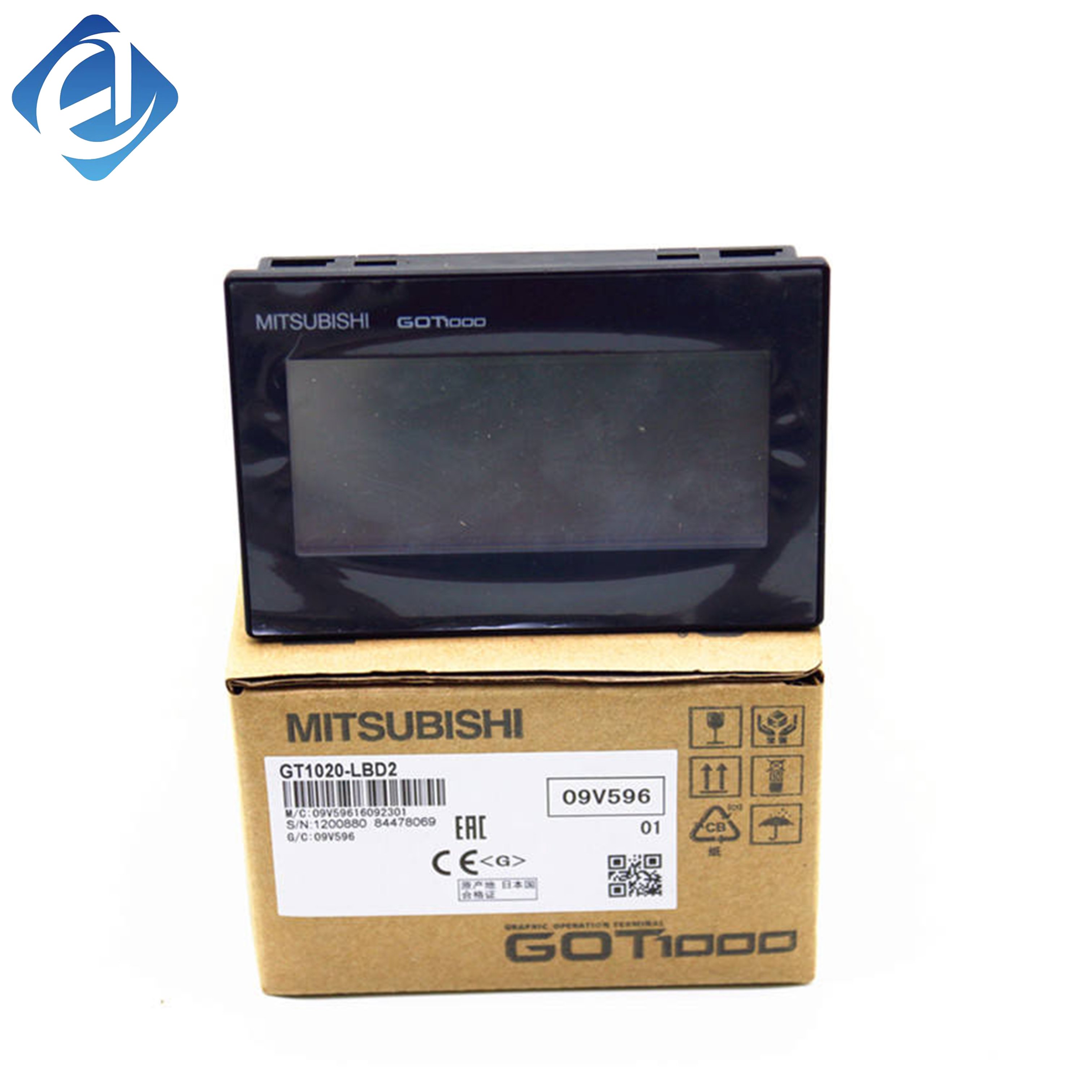 واجهة بشرية-آلة أصلية جديدة من طراز GT1020-LBD2. تشغيل بديهي وعرض واضح. تُستخدم لمراقبة البيانات وضبط المعايير في أنظمة الأتمتة الصناعية.