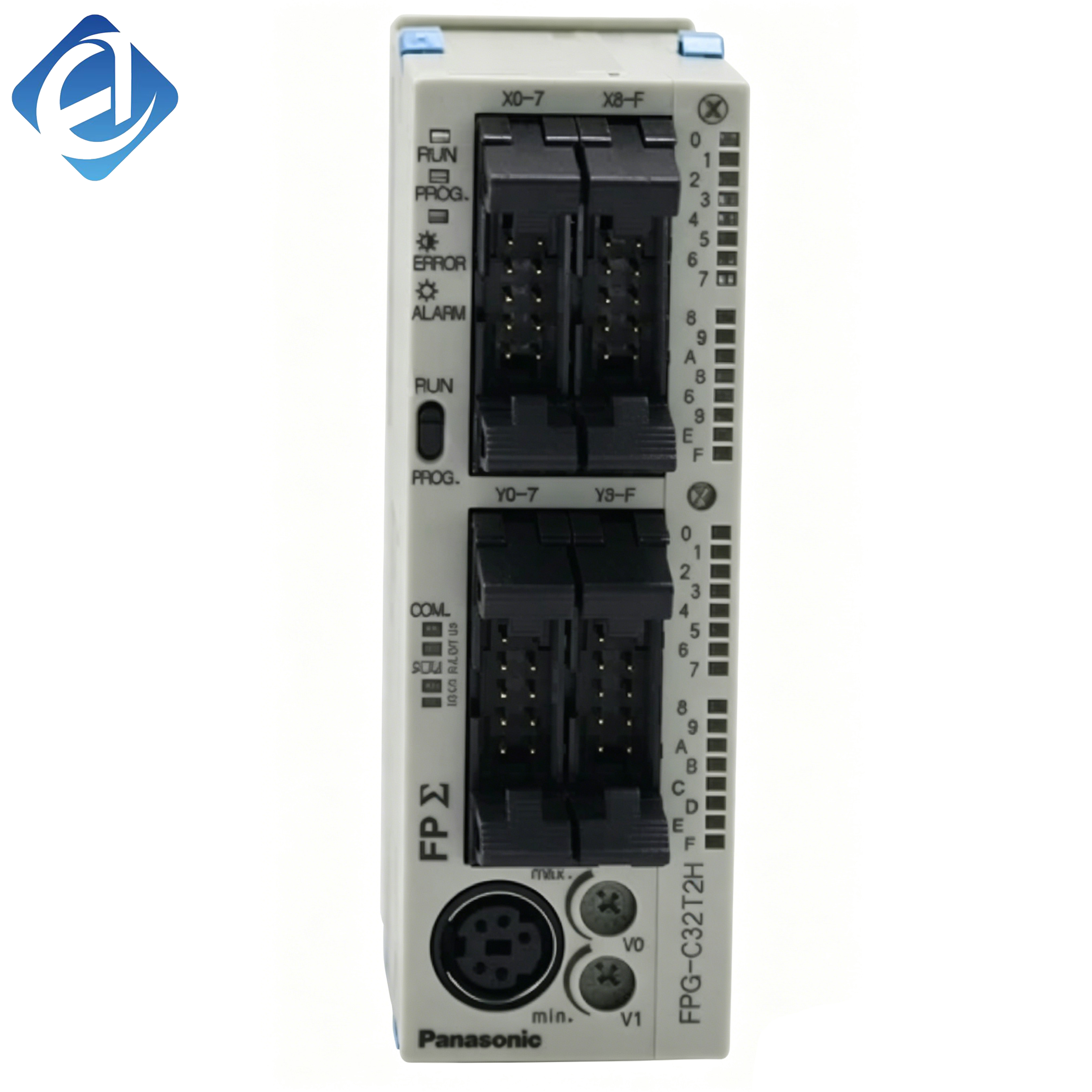 Nuovo controller PLC FPG‑32T2H originale, serie FPG. Applicato al controllo logico, al controllo del movimento e al funzionamento automatico di macchinari industriali automatizzati e linee di produzione.