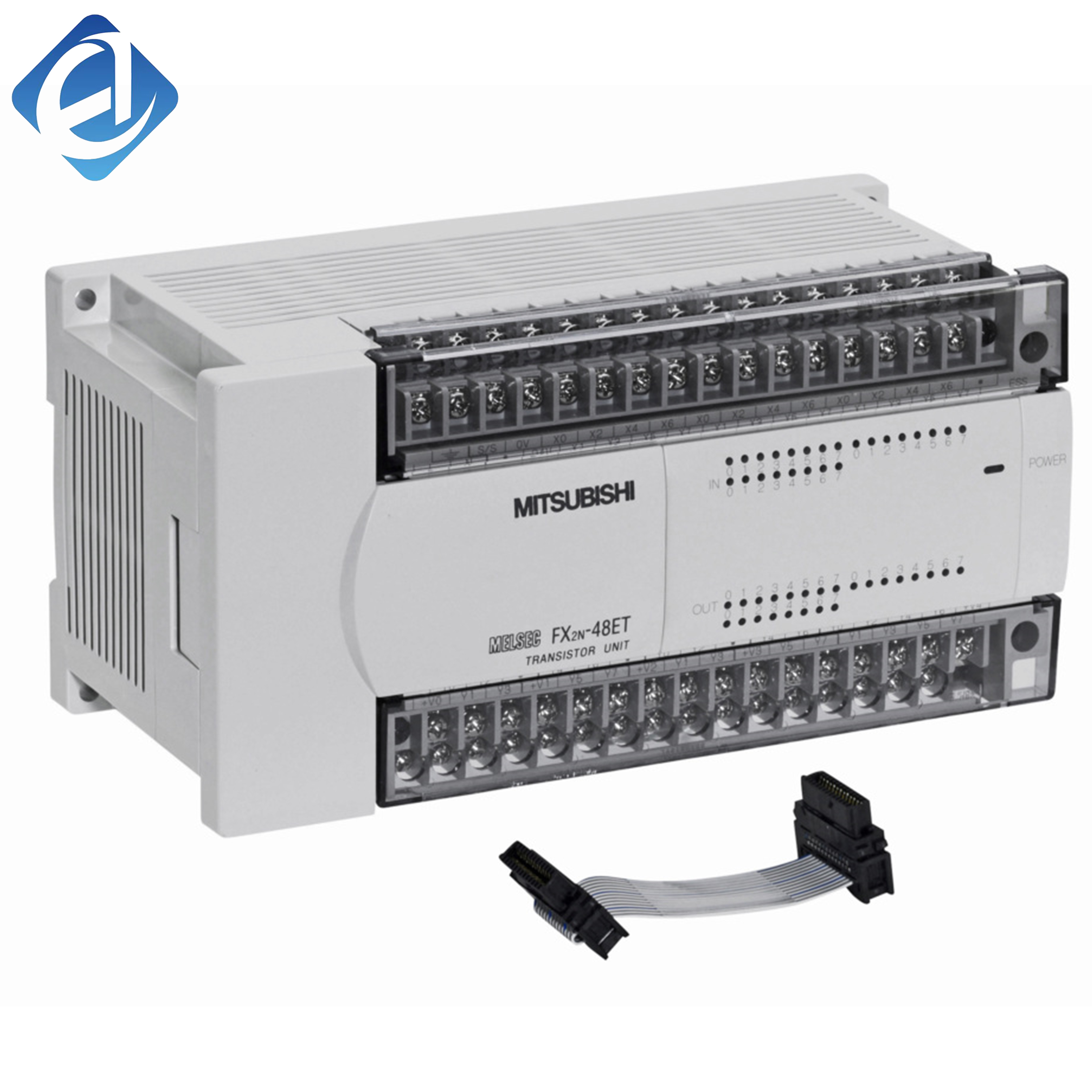 New Original FX2N-48ET-ES/U-L FX2N series extension I/O module. Equipped with 24 input and 24 transistor output points, it expands PLC control ports efficiently. It delivers stable signal transmission, fast response 